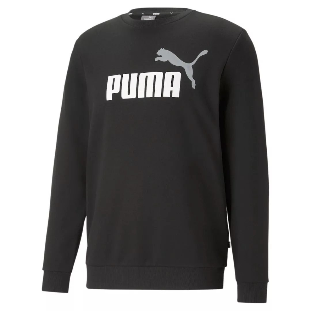 PUMA Sweatshirt "Essentials+ Two-Tone Big Logo Rundhals-Sweatshirt Herren" günstig online kaufen