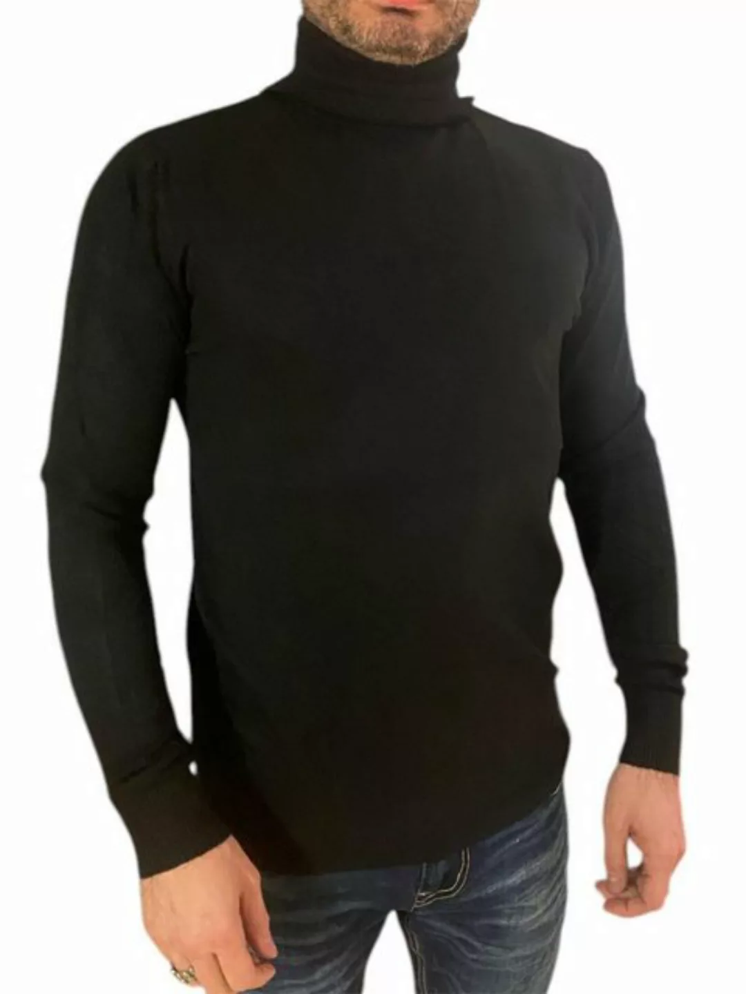 Aaron Bane Rollkragenpullover Rollkragenpullover Slim-Fit Perfekte Sportlic günstig online kaufen