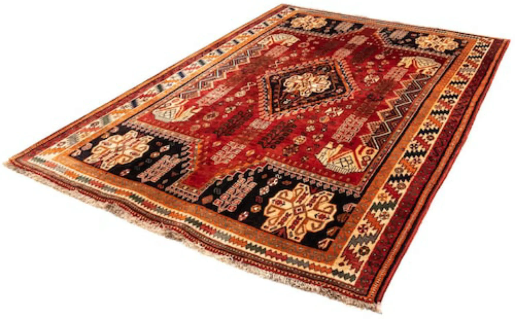 morgenland Wollteppich »Shiraz Medaillon 253 x 160 cm«, rechteckig günstig online kaufen