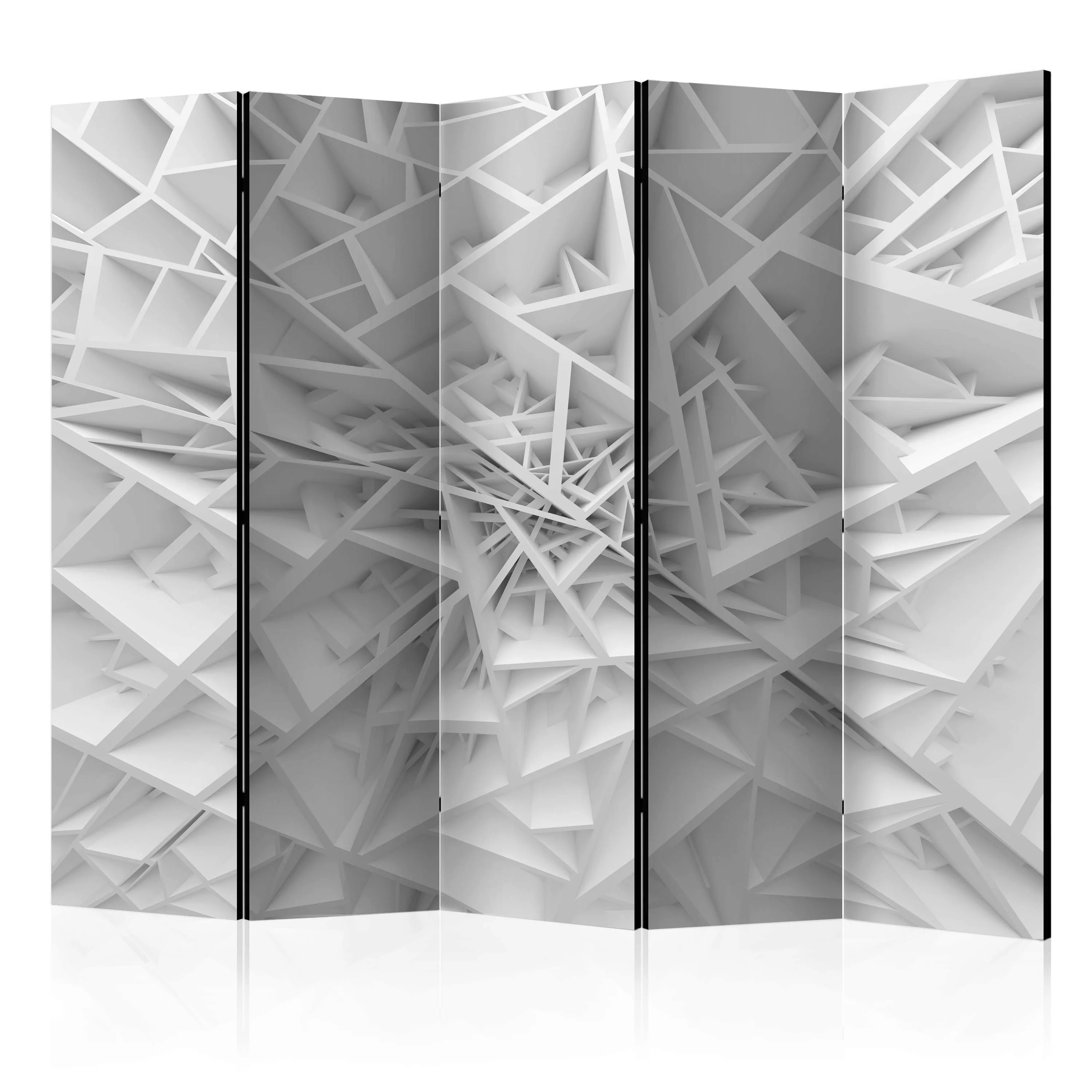 5-teiliges Paravent - White Spider's Web Ii [room Dividers] günstig online kaufen