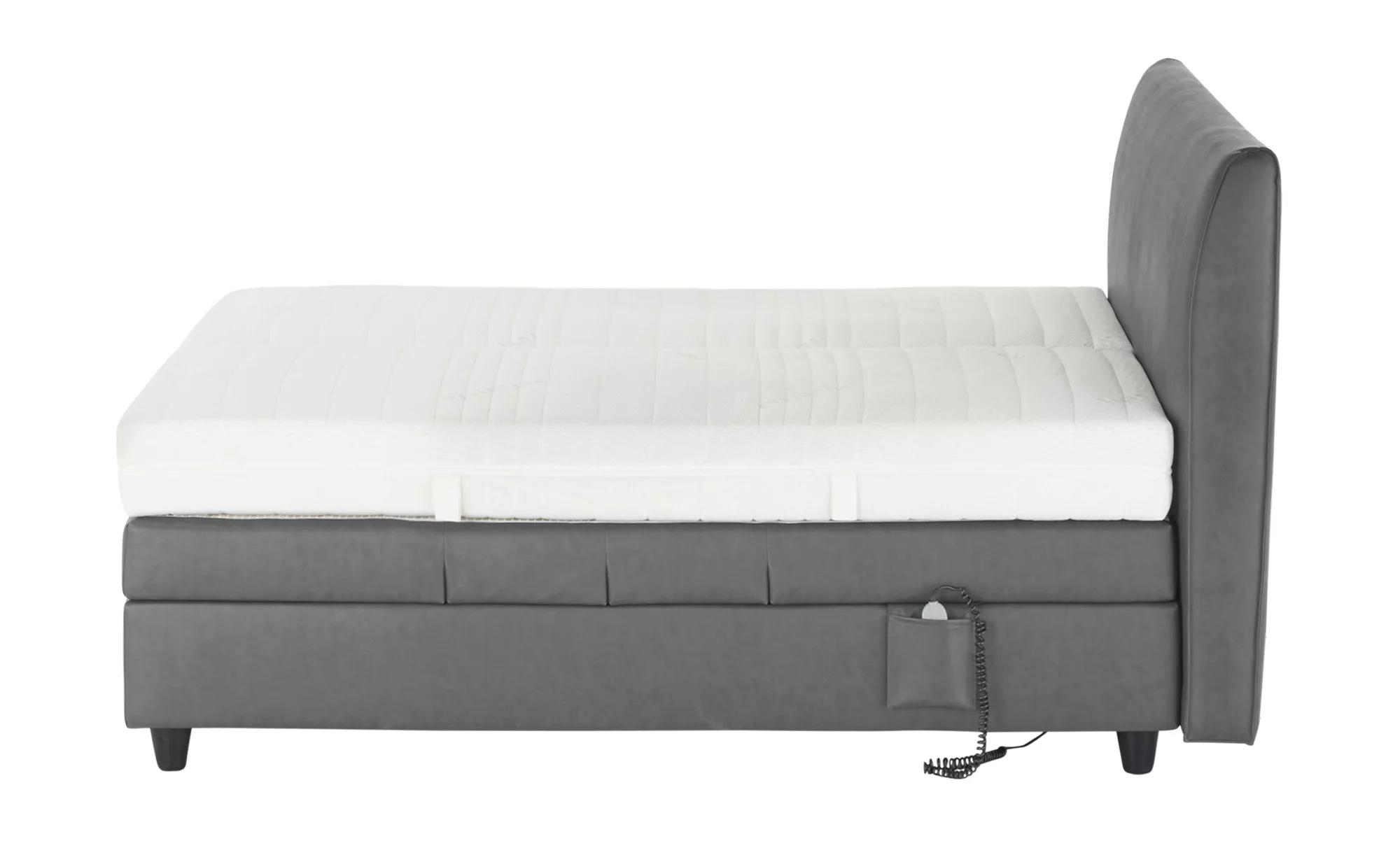 RUF Motor-Boxspringbett  Mercata ¦ grau ¦ Maße (cm): B: 206 H: 113 Betten > günstig online kaufen