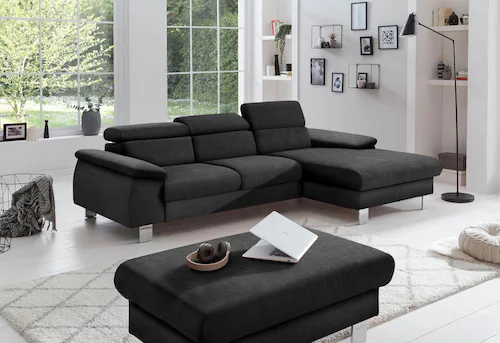 COTTA Polstergarnitur »Komaris L-Form«, (Set), Set bestehend aus: Ecksofa m günstig online kaufen