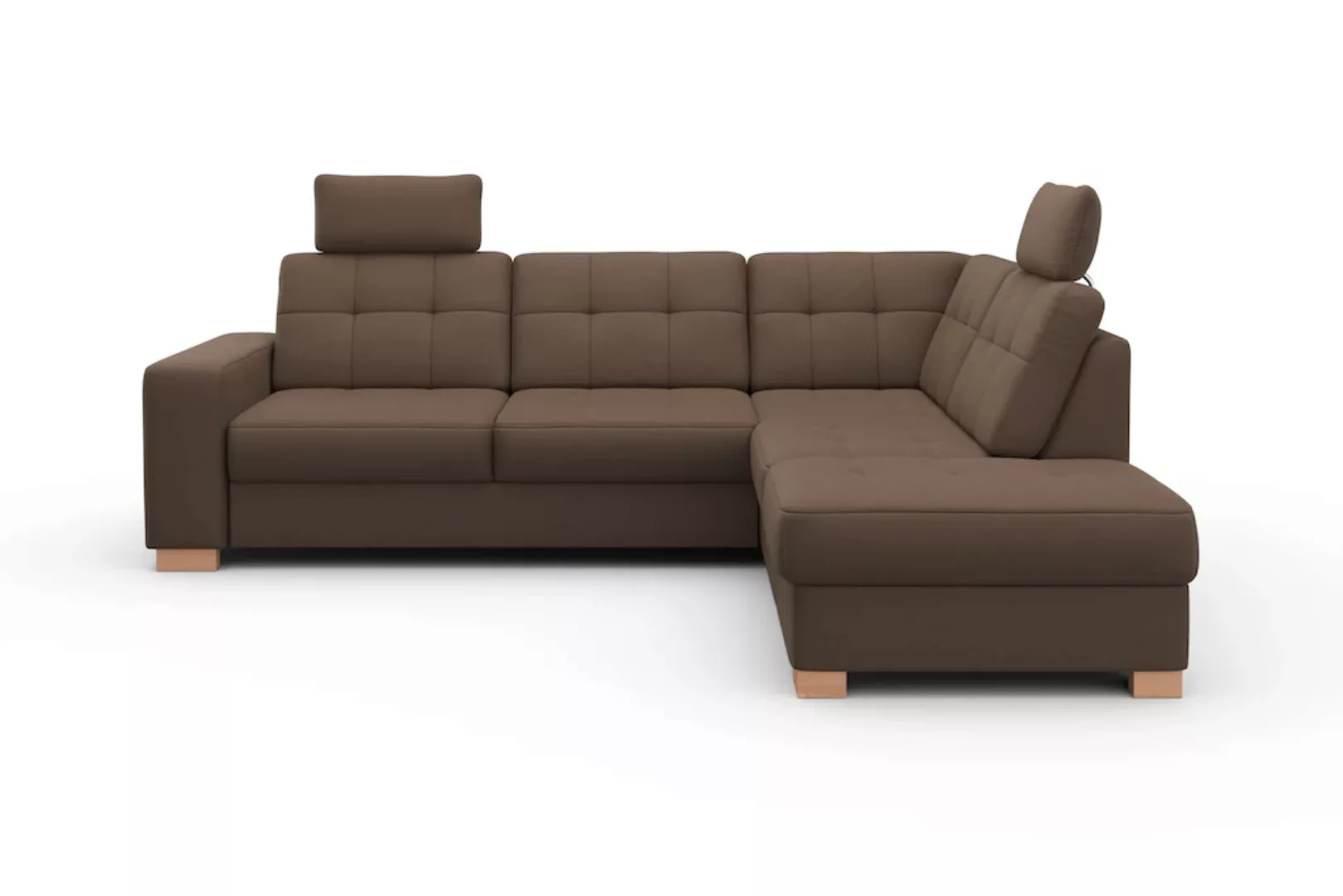 sit&more Ecksofa "Quincy L-Form", wahlweise mit Bettfunktion und Bettkasten günstig online kaufen