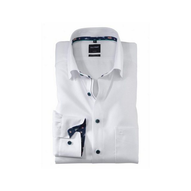 OLYMP Langarmhemd weiß modern fit (1-tlg) günstig online kaufen