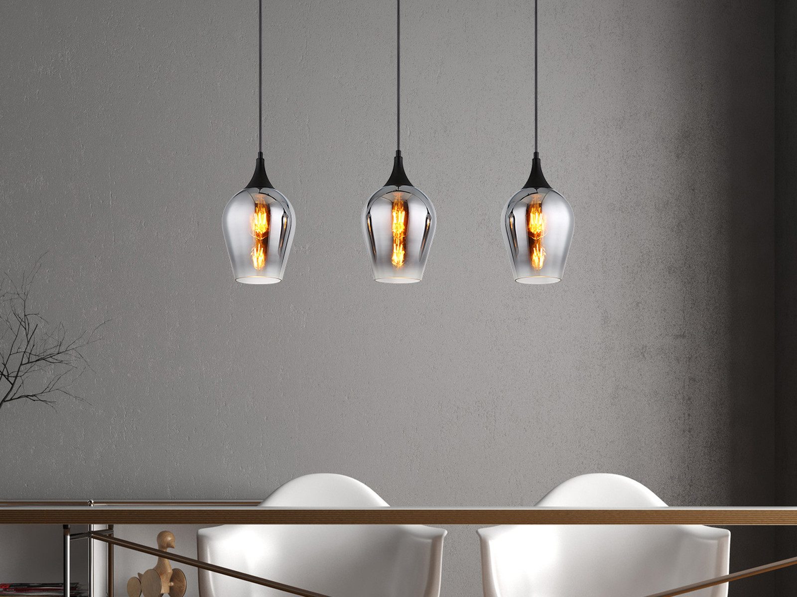 GLOBO LIGHTING LED Pendelleuchte, LED wechselbar, günstig online kaufen