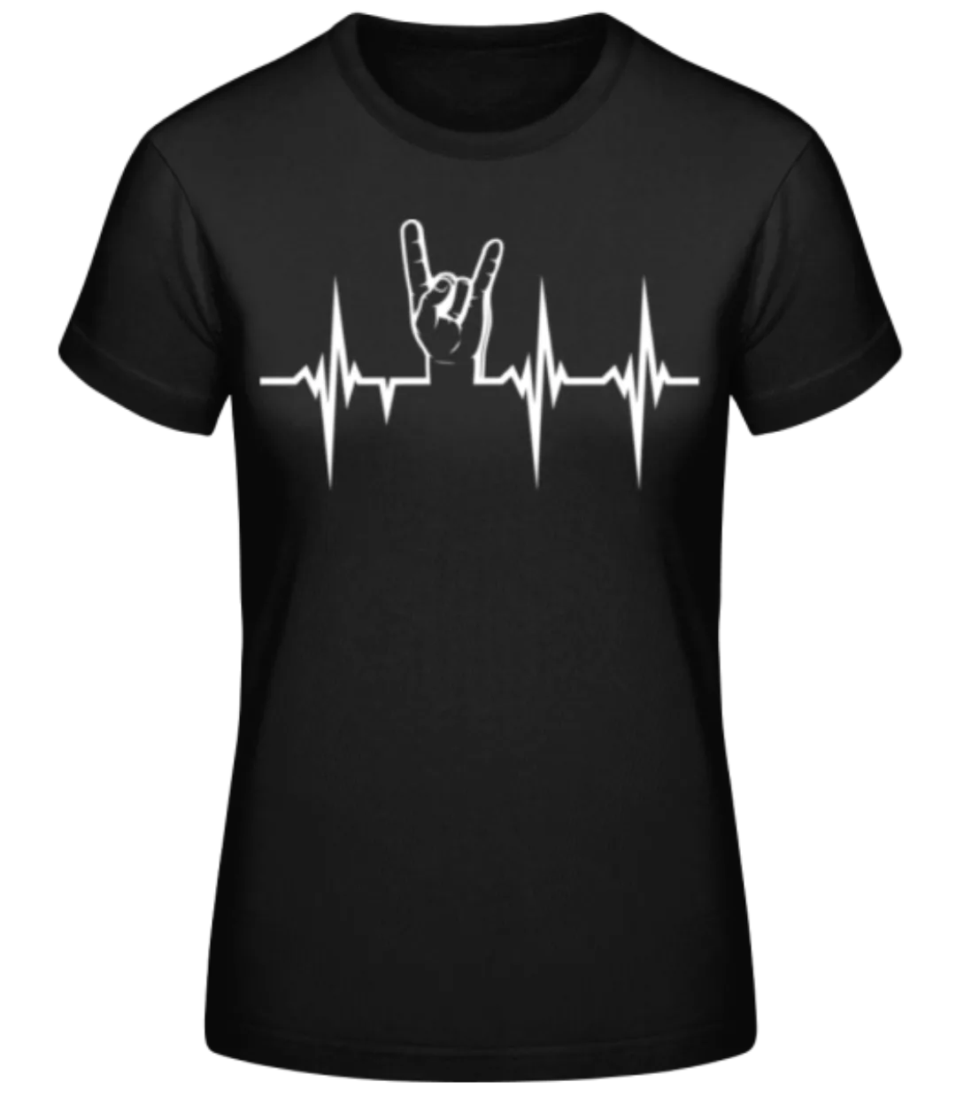 Rock And Roll Herzschlag · Frauen Basic T-Shirt günstig online kaufen