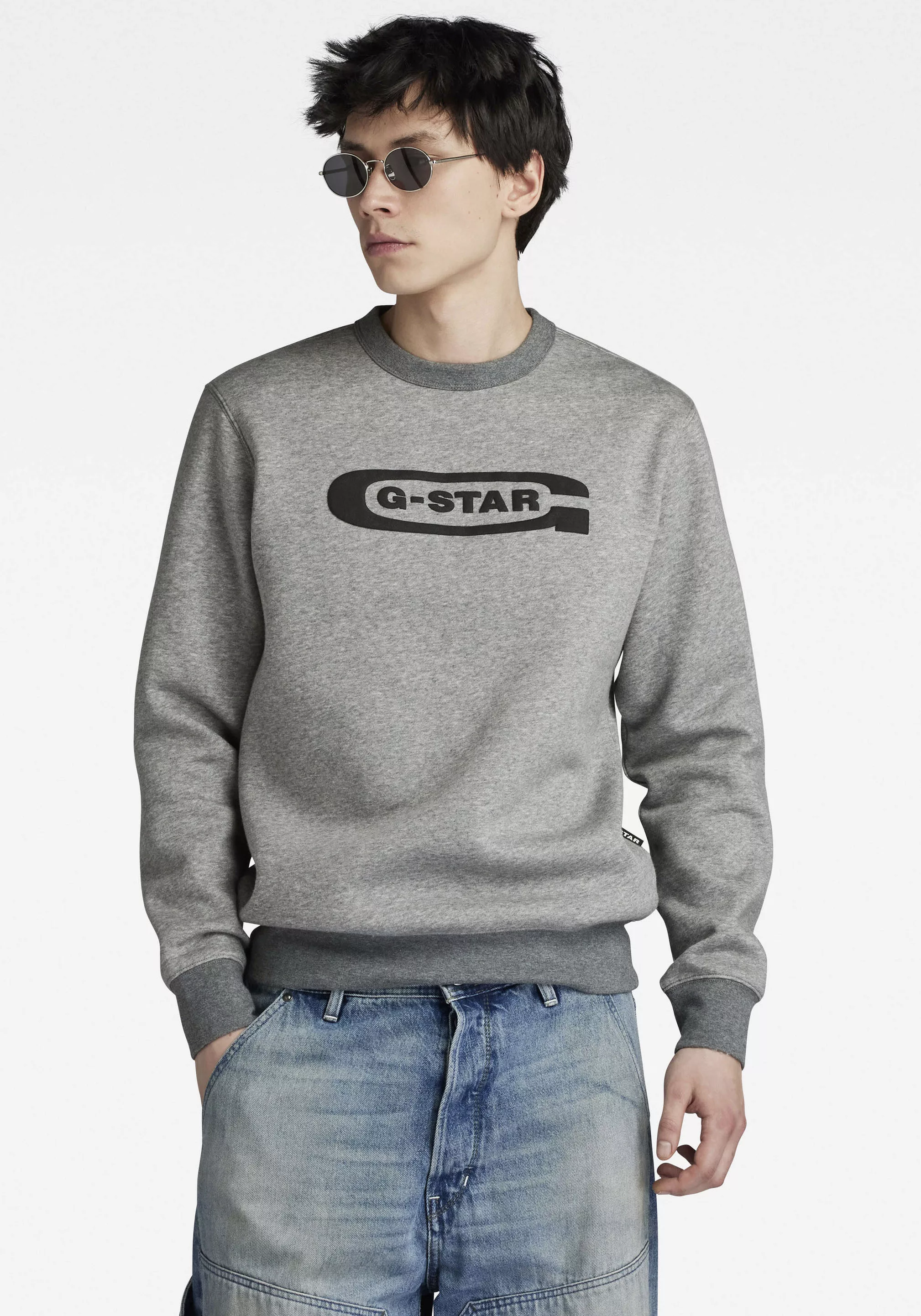 G-Star RAW Sweatshirt "Old school logo r sw" günstig online kaufen