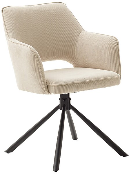 MCA furniture Esszimmerstuhl "LUZON", Cord, (2er-Set), drehbar 180, Belastb günstig online kaufen