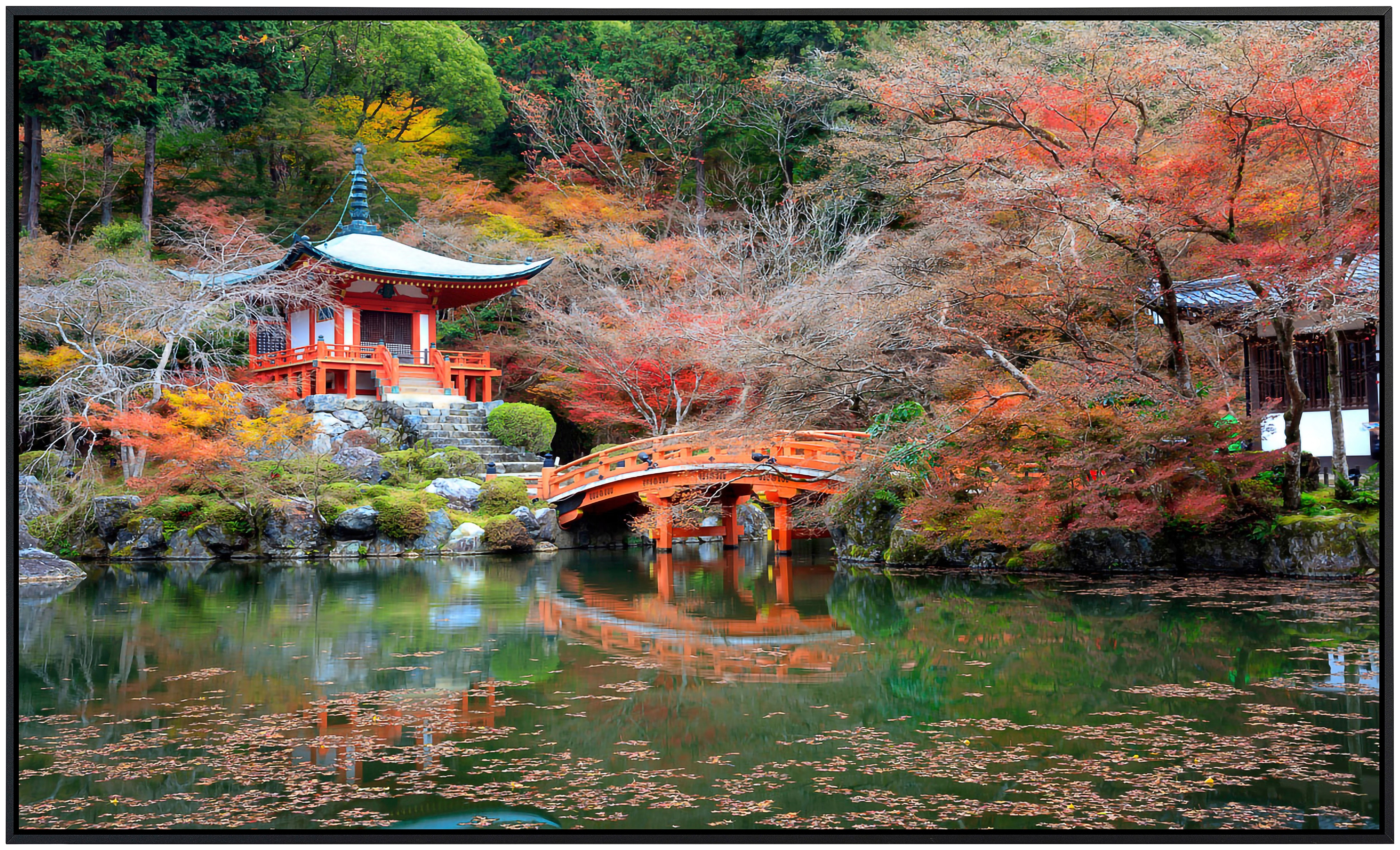 Papermoon Infrarotheizung »japanischer Garten«, sehr angenehme Strahlungswä günstig online kaufen