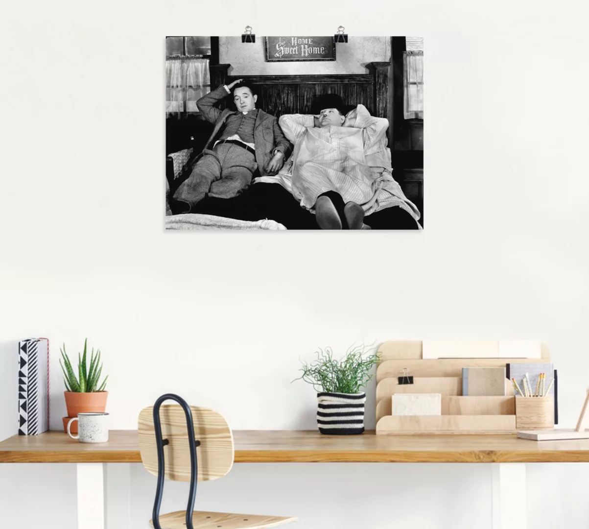 Artland Wandbild "Dick und Doof I", Stars, (1 St.) günstig online kaufen