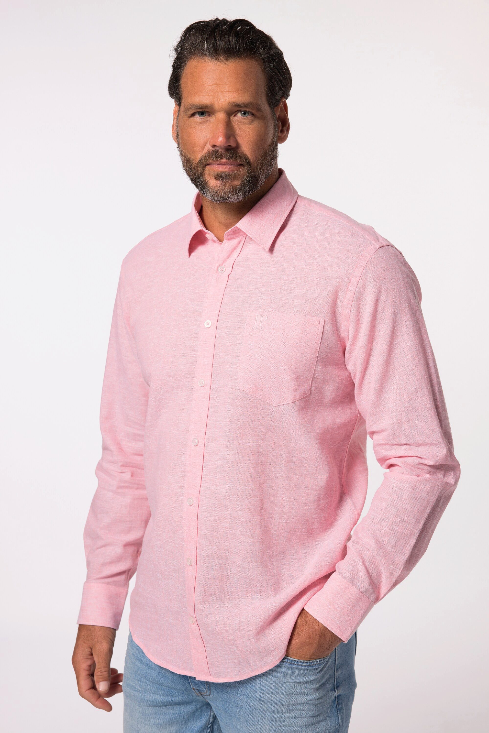JP1880 Businesshemd JP1880 Hemd Langarm Leinenmix günstig online kaufen