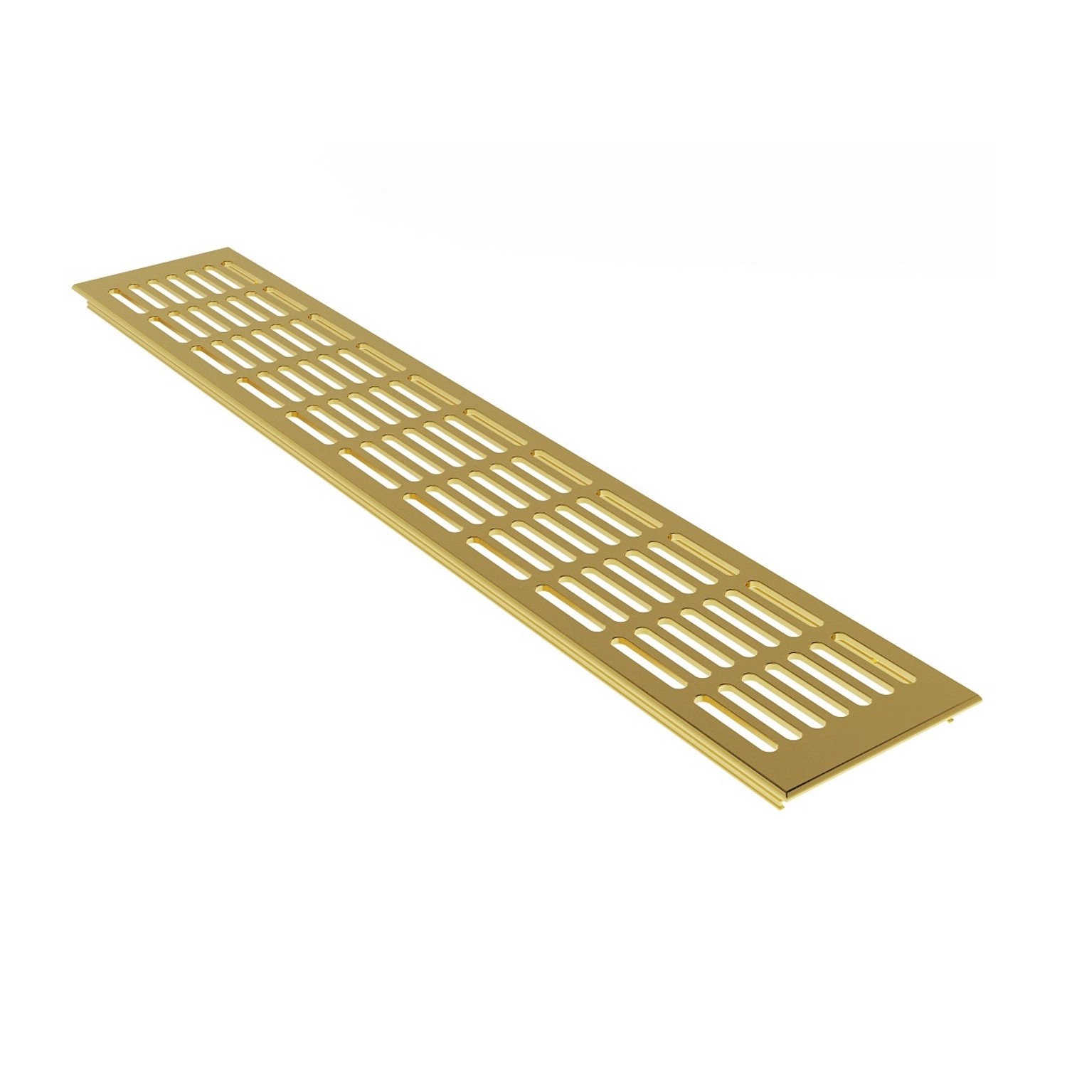 MS Beschläge Zuluftgitter 100 x 800 mm Aluminium Gold Eloxiert günstig online kaufen