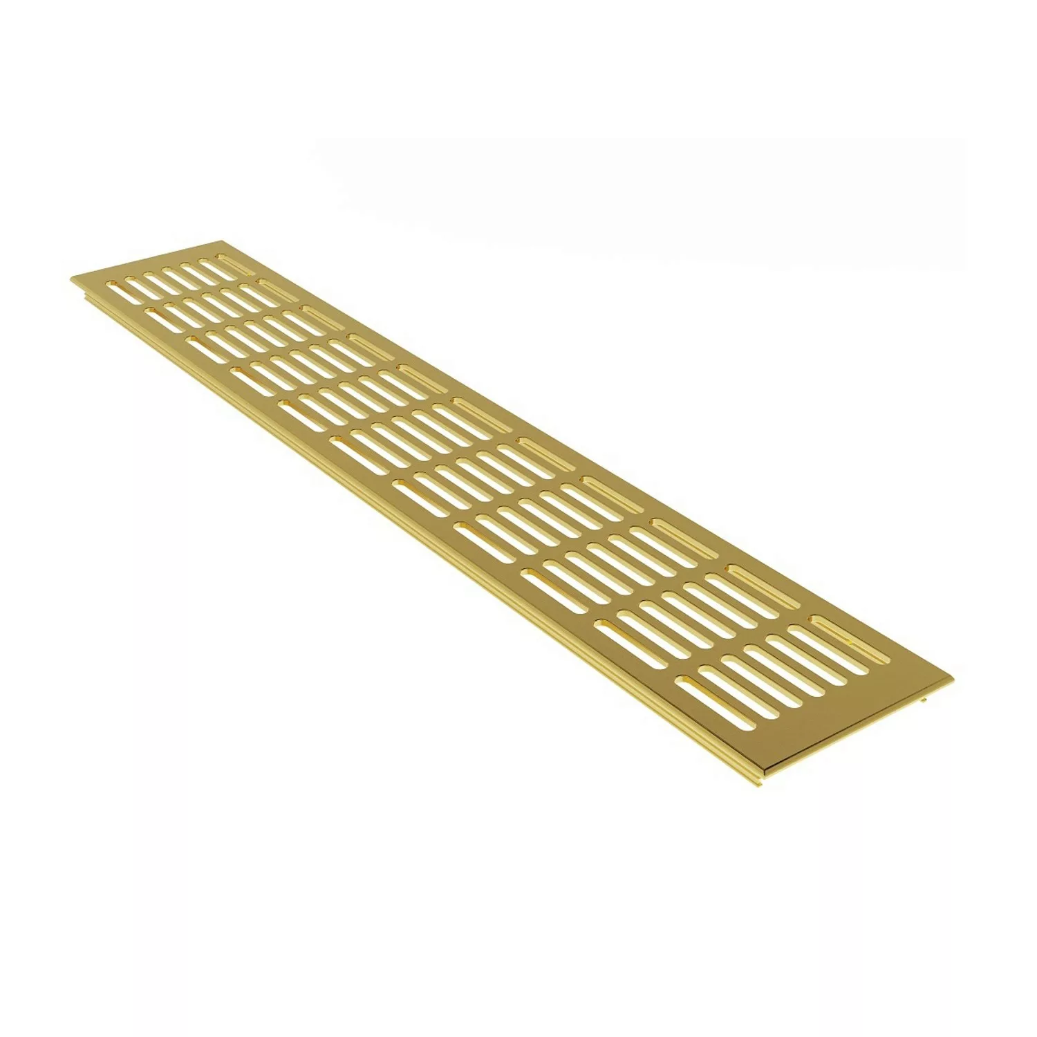 MS Beschläge Zuluftgitter 100 x 400 mm Aluminium Gold Eloxiert günstig online kaufen