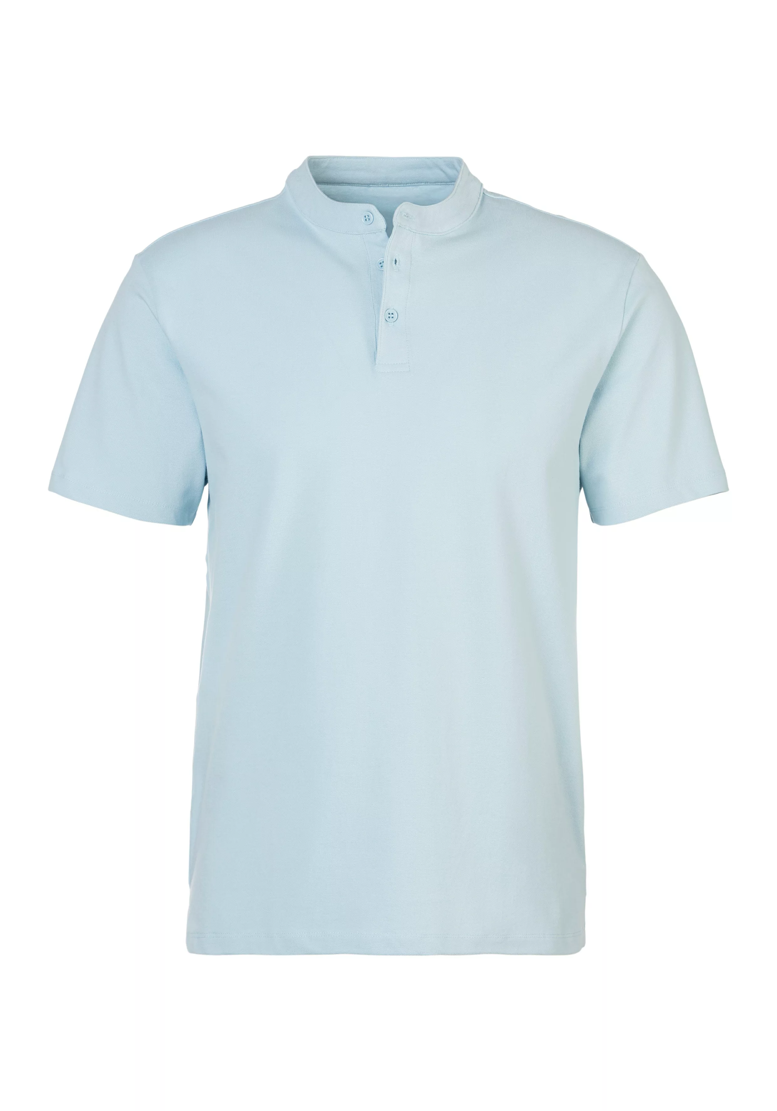 John Devin Poloshirt mit Stehkragen, Regular-Fit, aus Baumwoll-Piqué günstig online kaufen