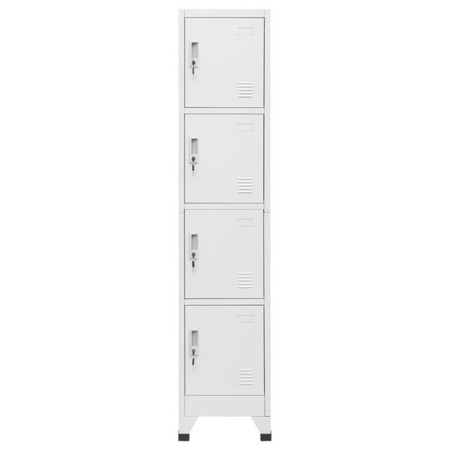 vidaXL Mehrzweckschrank Schließfachschrank mit 4 Fächern 38x45x180 cm günstig online kaufen