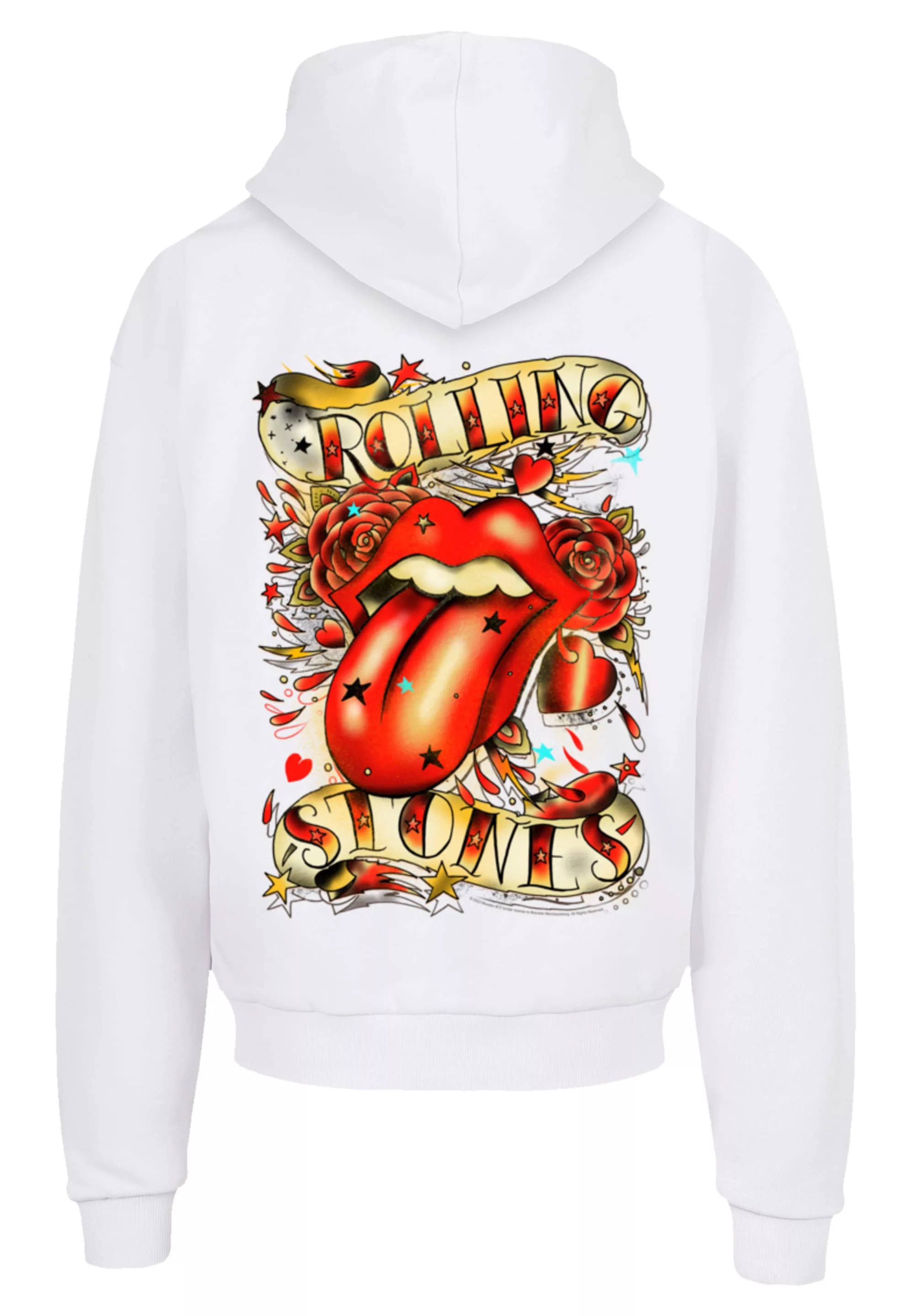 F4NT4STIC Kapuzenpullover "The Rolling Stones Tongue And Stars" günstig online kaufen