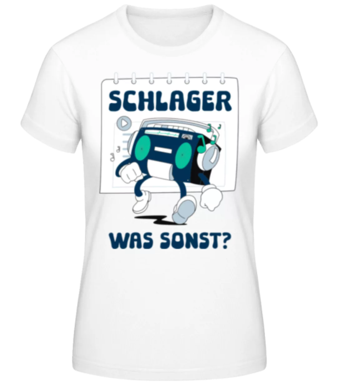 Schlager Was Sonst · Frauen Basic T-Shirt günstig online kaufen