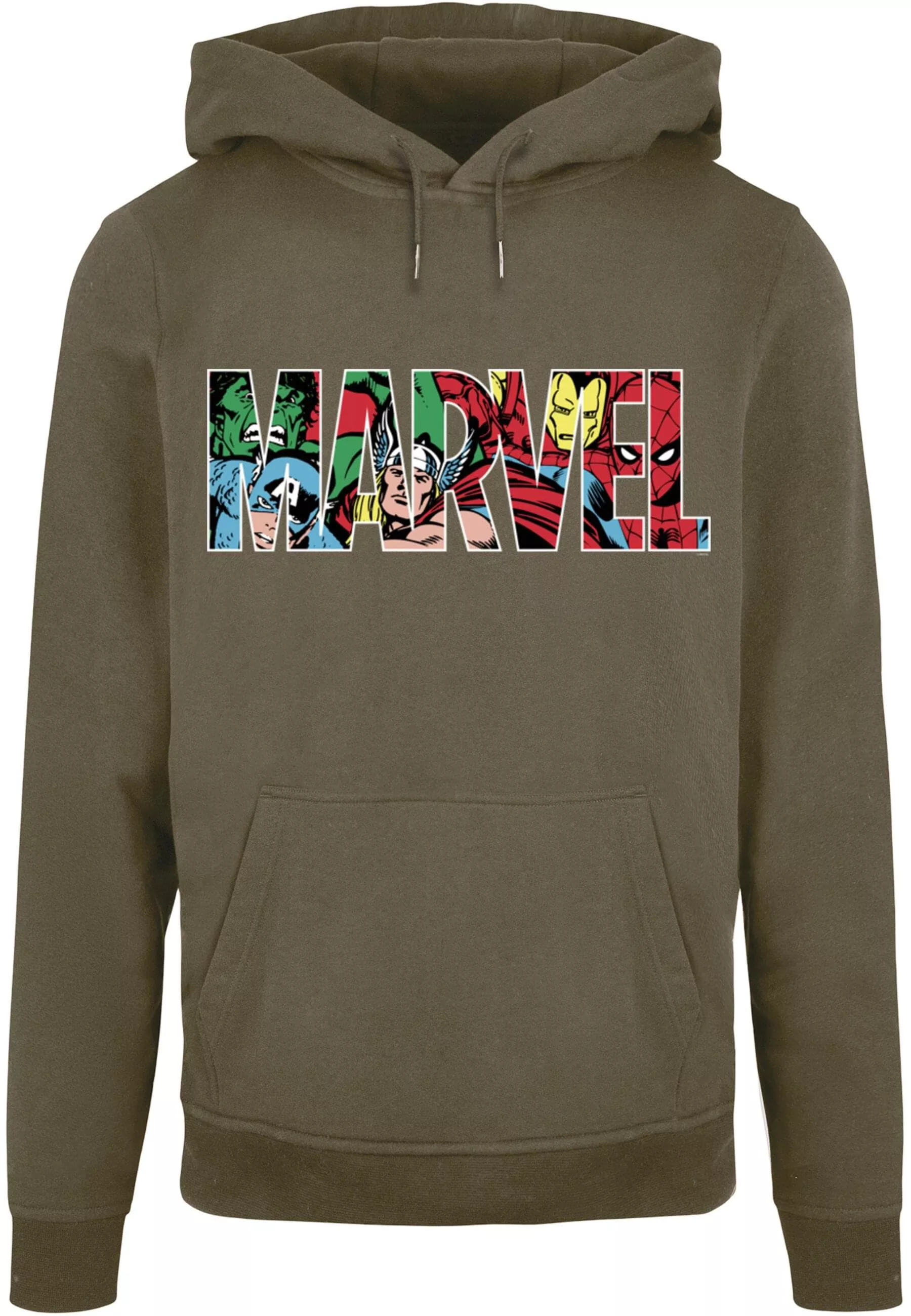 ABSOLUTE CULT Kapuzensweatshirt "ABSOLUTE CULT Herren Marvel Logo Character günstig online kaufen