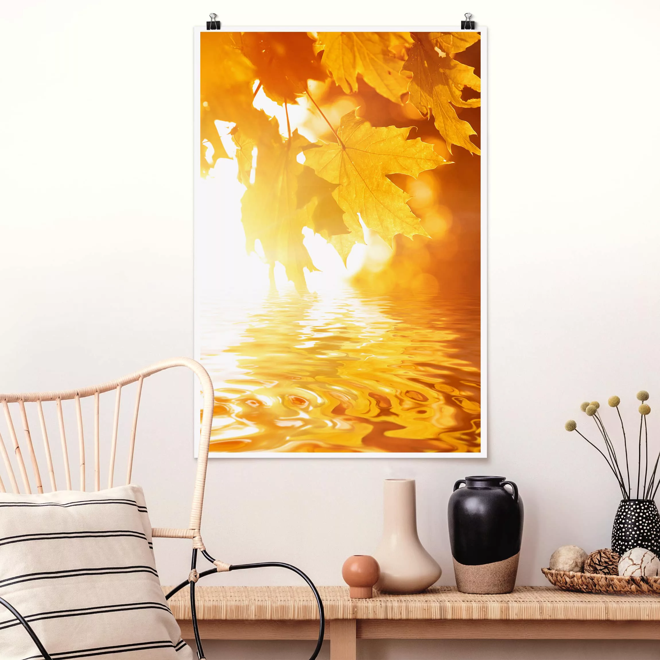 Poster Natur & Landschaft - Hochformat Autumn Leaves günstig online kaufen