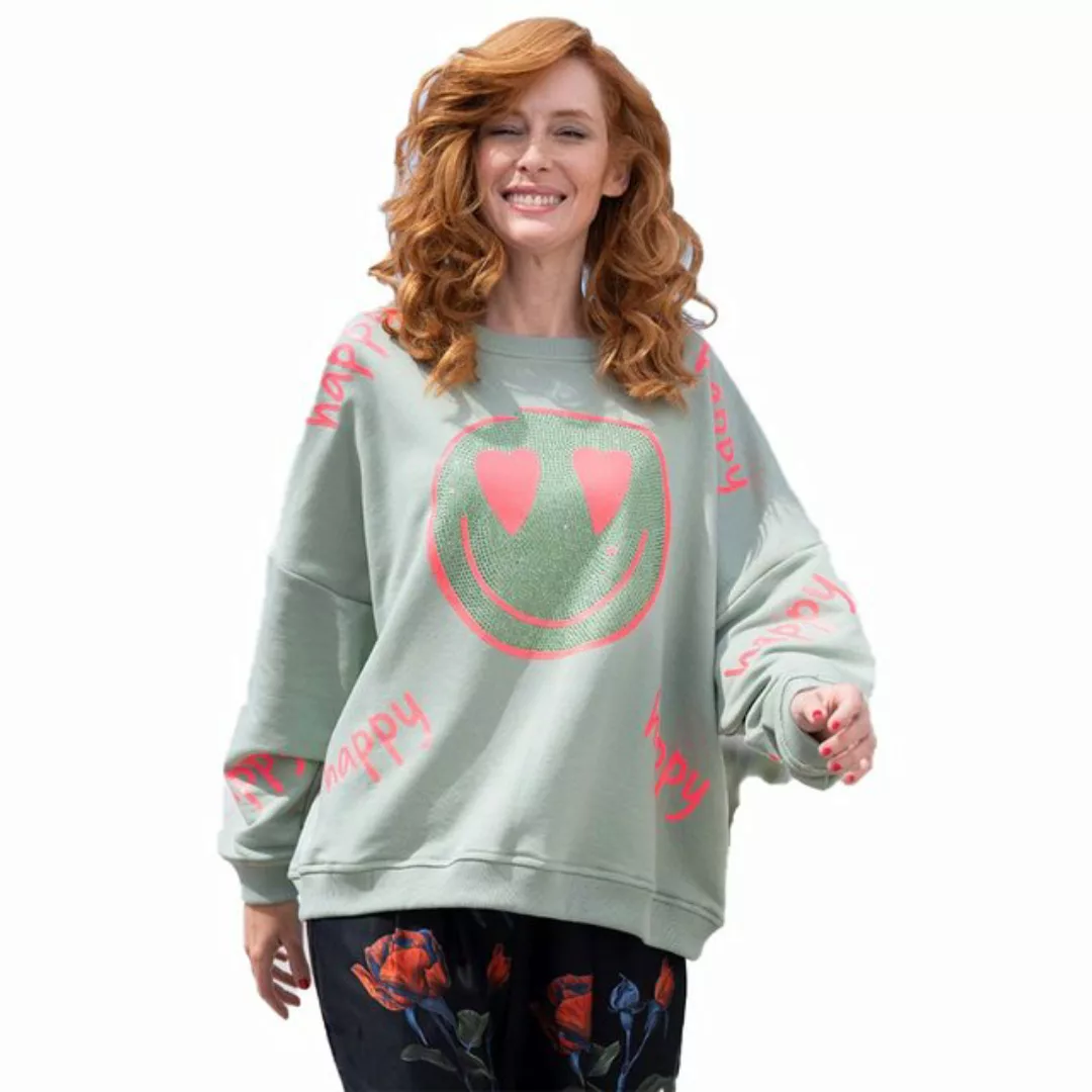 Miss Goodlife Sweater Miss Goodlife MG9381 Happy Heartface,almond günstig online kaufen