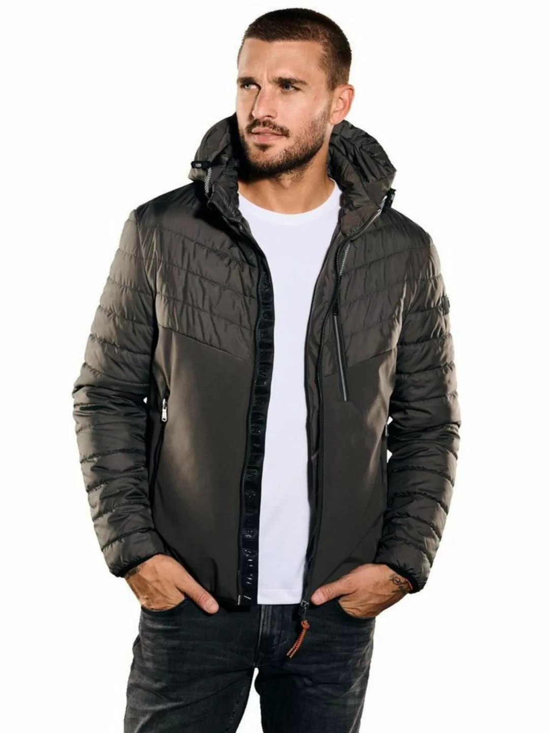 emilio adani Steppjacke Jacke mit abnehmbarer Kapuze günstig online kaufen