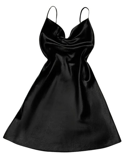 Elegant Love Nachthemd Sexy Schlafkleid aus Satin, Negligee mit Schmetterli günstig online kaufen