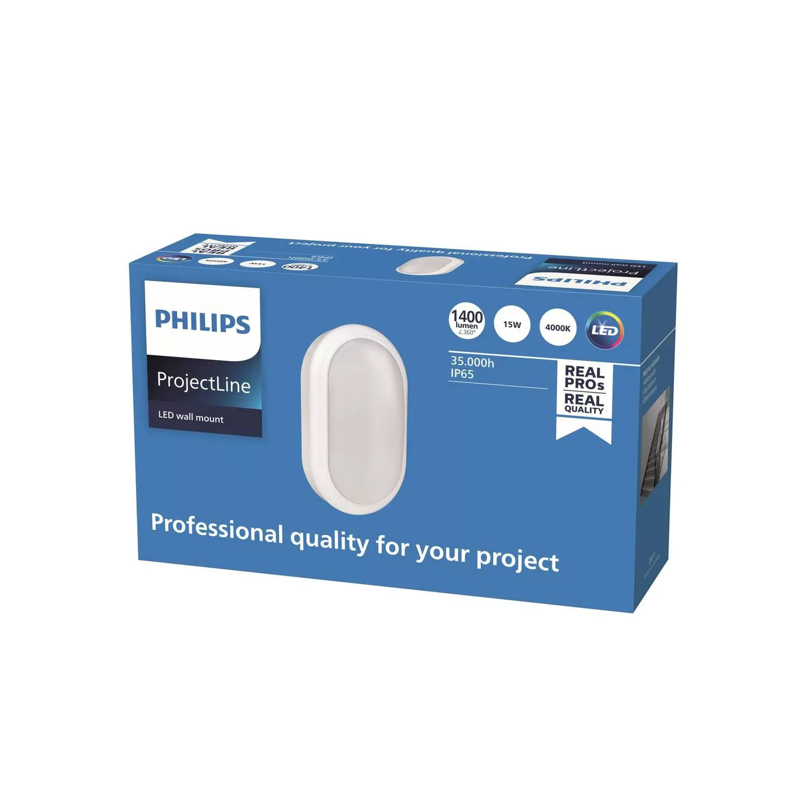 Philips ProjectLine LED-Wandleuchte, oval, 4.000K günstig online kaufen