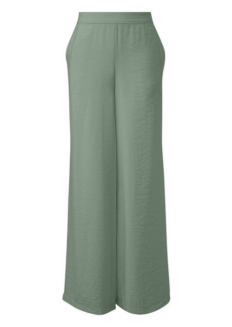 s.Oliver Stoffhose Wide Leg (1-tlg) Wide-Leg-Hose im Loose Fit mit Elastikb günstig online kaufen