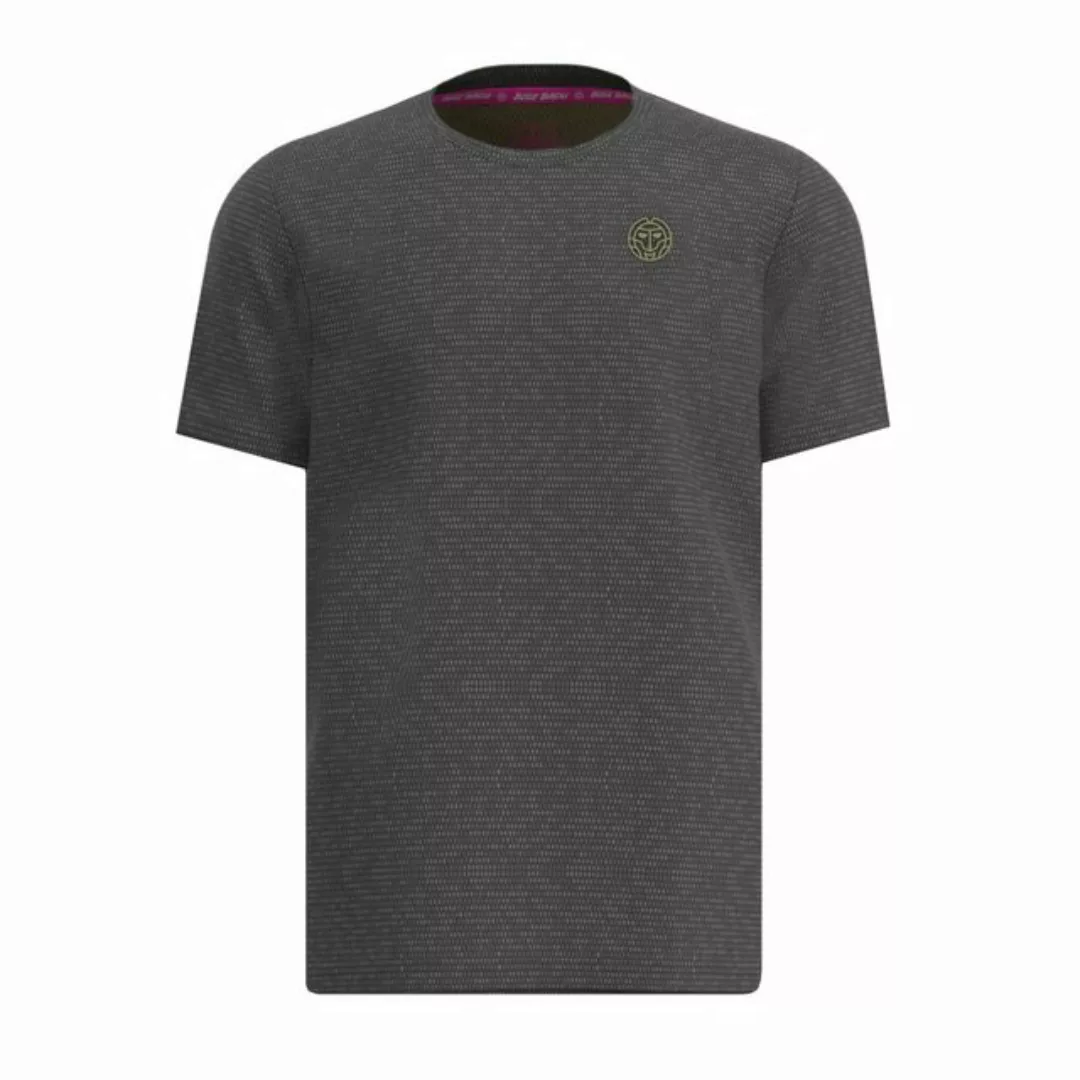 BIDI BADU Tennisshirt Crew Funktionsshirt für Herren in grau günstig online kaufen