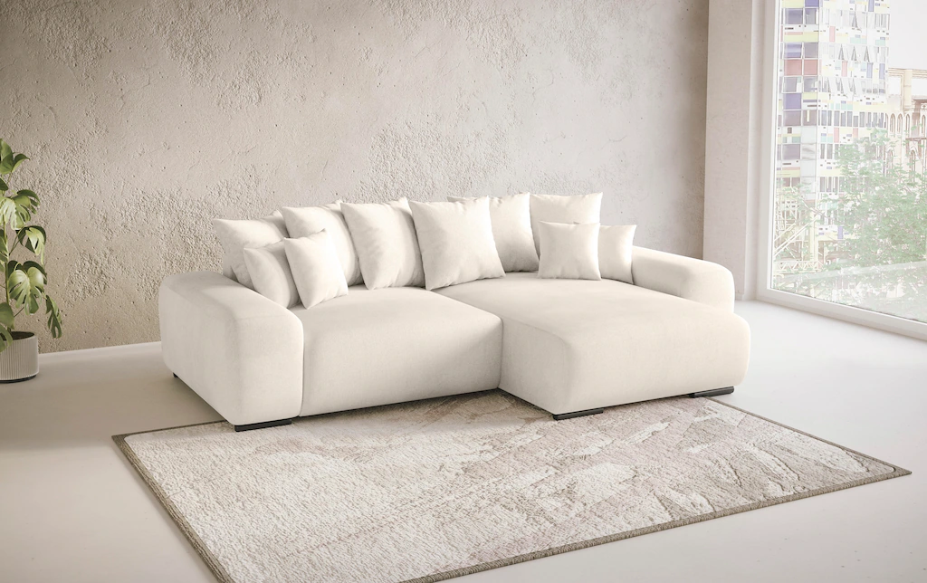 Home affaire Ecksofa "Glamour II, L-Form", mit DuraSpring-Taschenfederkern günstig online kaufen