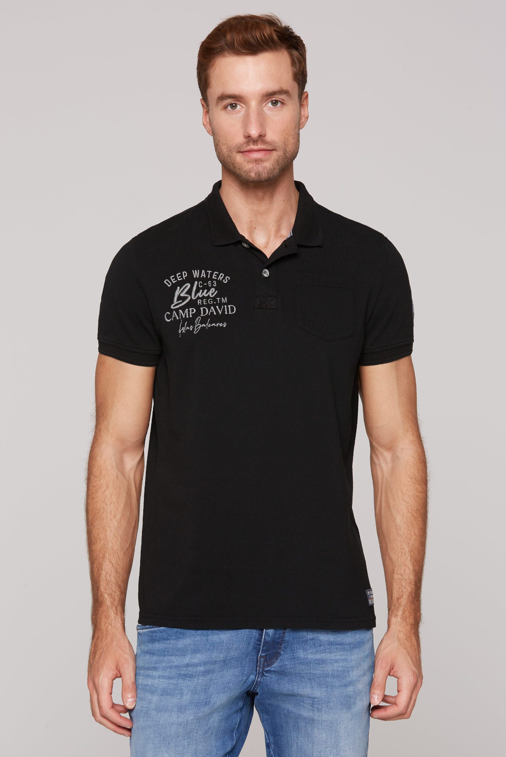 CAMP DAVID Poloshirt, mit Brusttasche günstig online kaufen