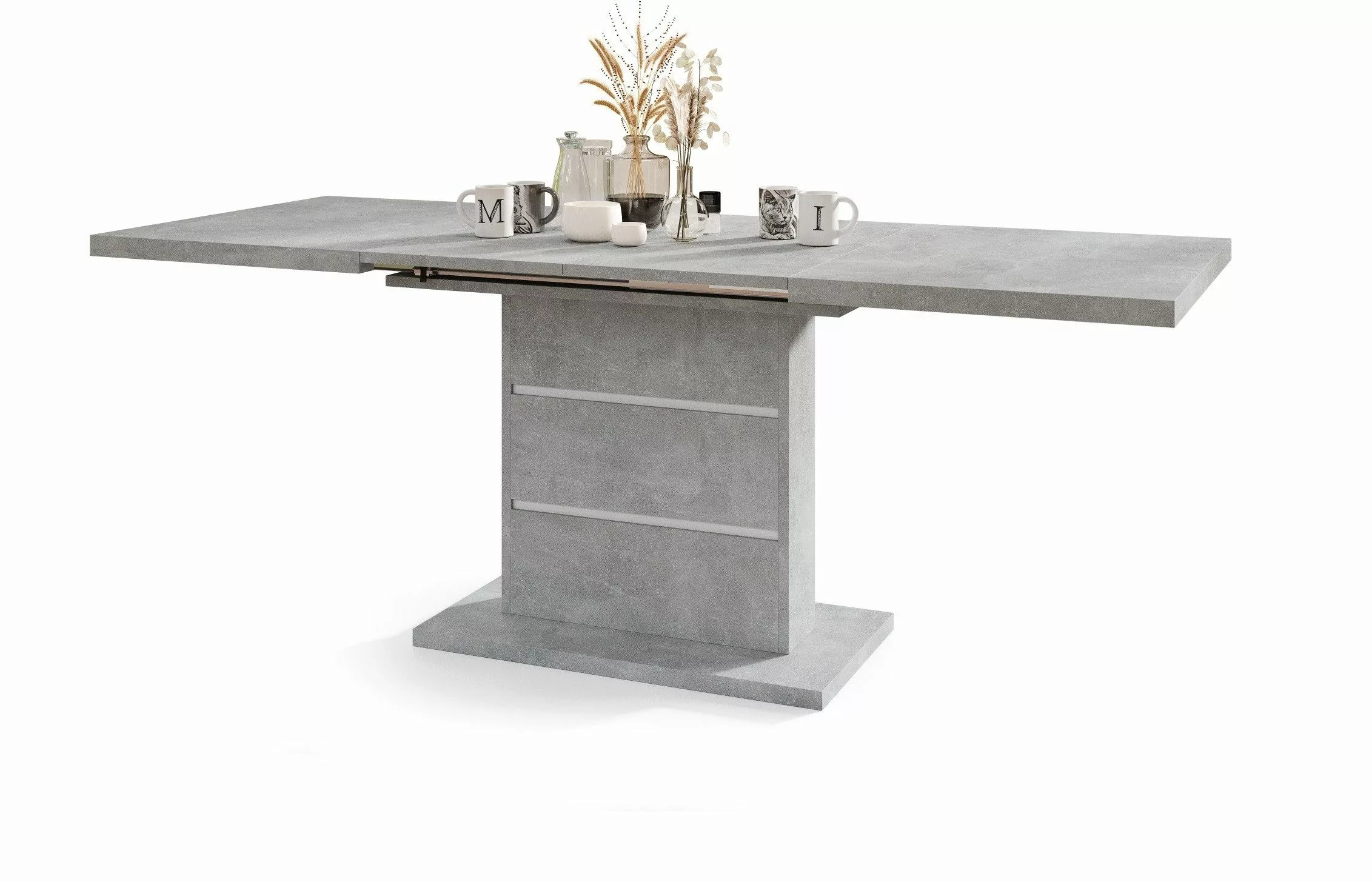 Mazzoni Esstisch Design Piano Tisch Beton günstig online kaufen