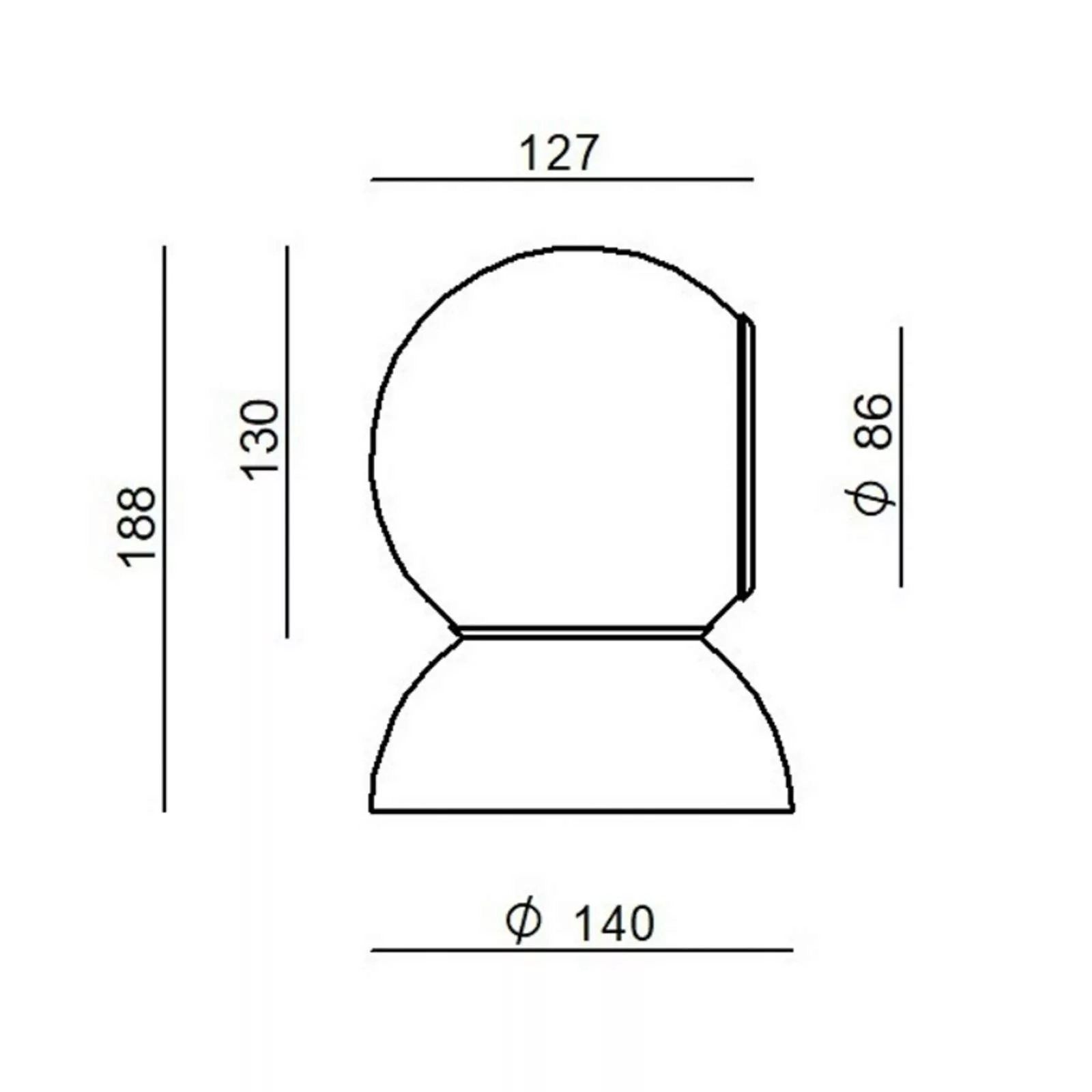 Stilnovo Gravitino LED-Wandlampe drehbar schwarz günstig online kaufen