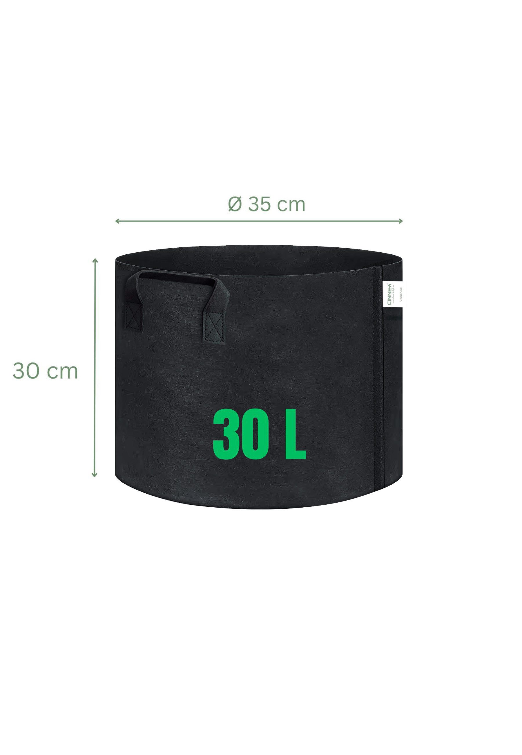CINNEA Pflanzschale Pflanztasche aus Filzstoff, rund, günstig online kaufen