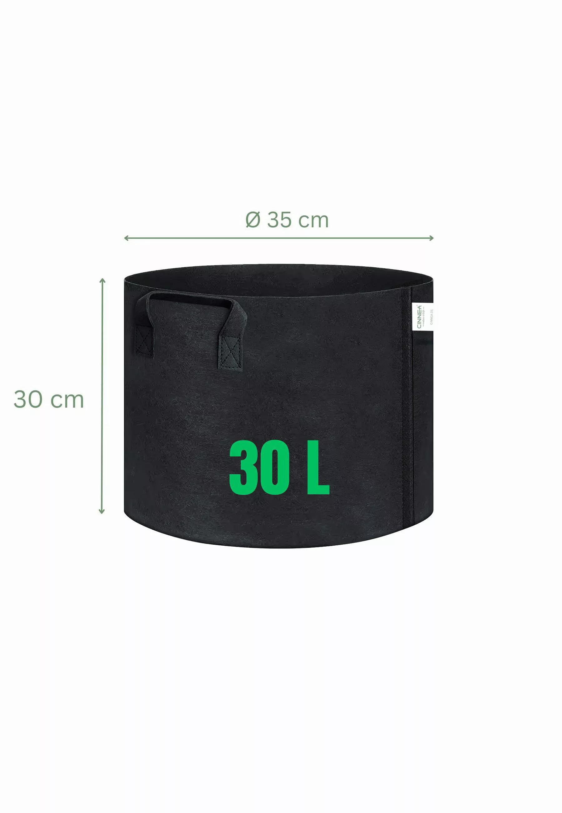 CINNEA Pflanzschale Pflanztasche aus Filzstoff, rund, günstig online kaufen
