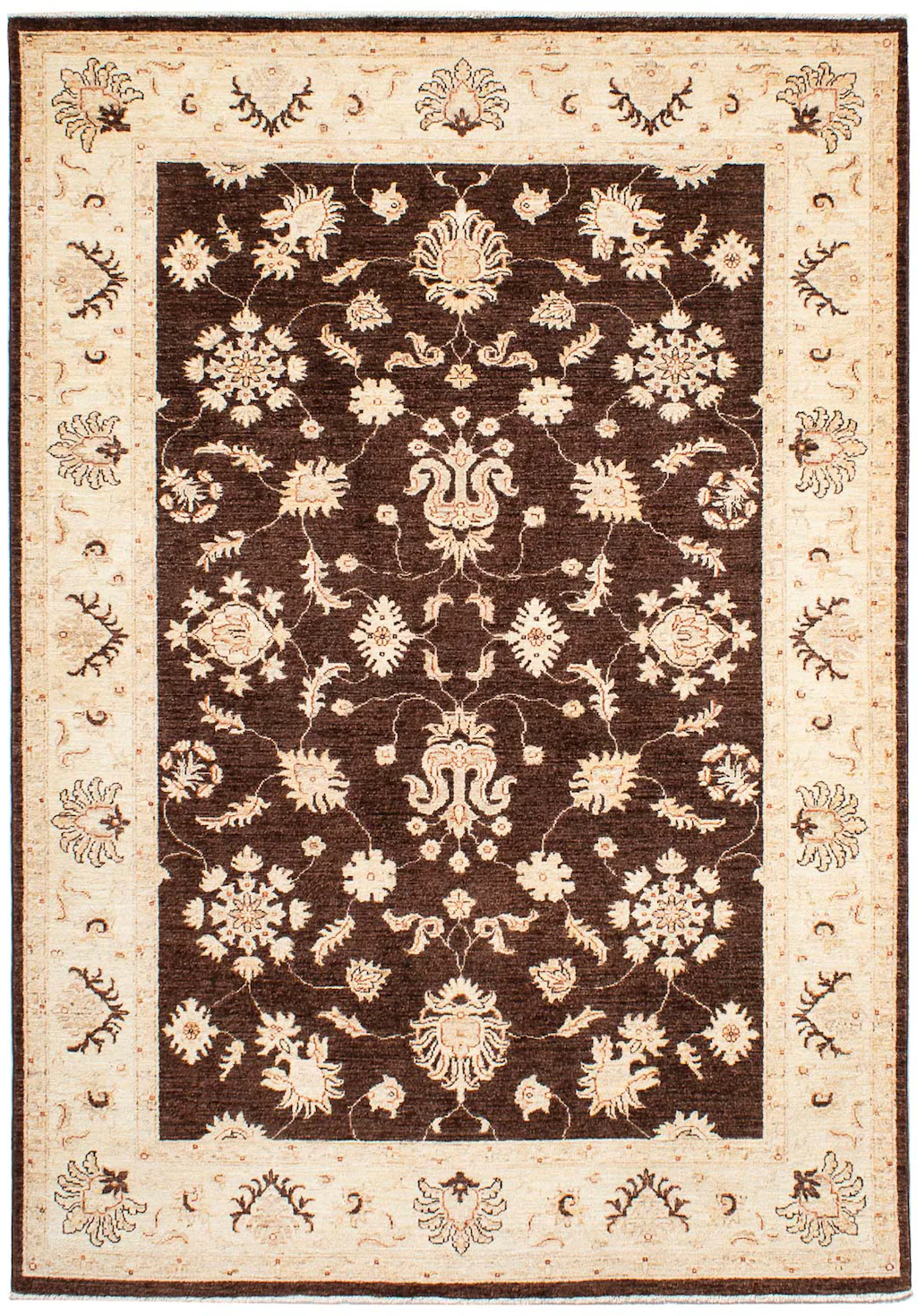 morgenland Orientteppich »Ziegler - 235 x 164 cm - braun«, rechteckig, Wohn günstig online kaufen