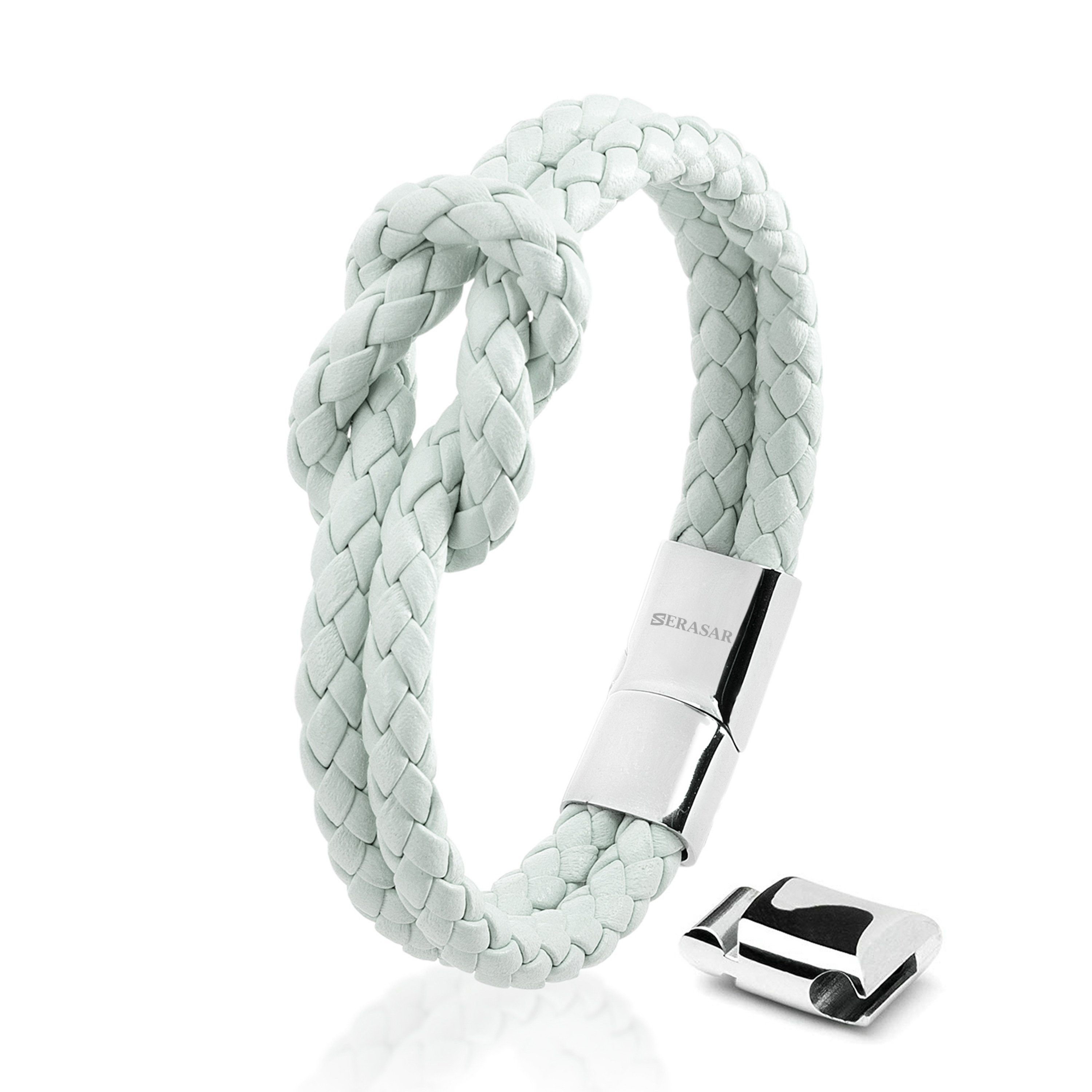 SERASAR Lederarmband Leder Damenarmband "Knot" (Klassisch, günstig online kaufen