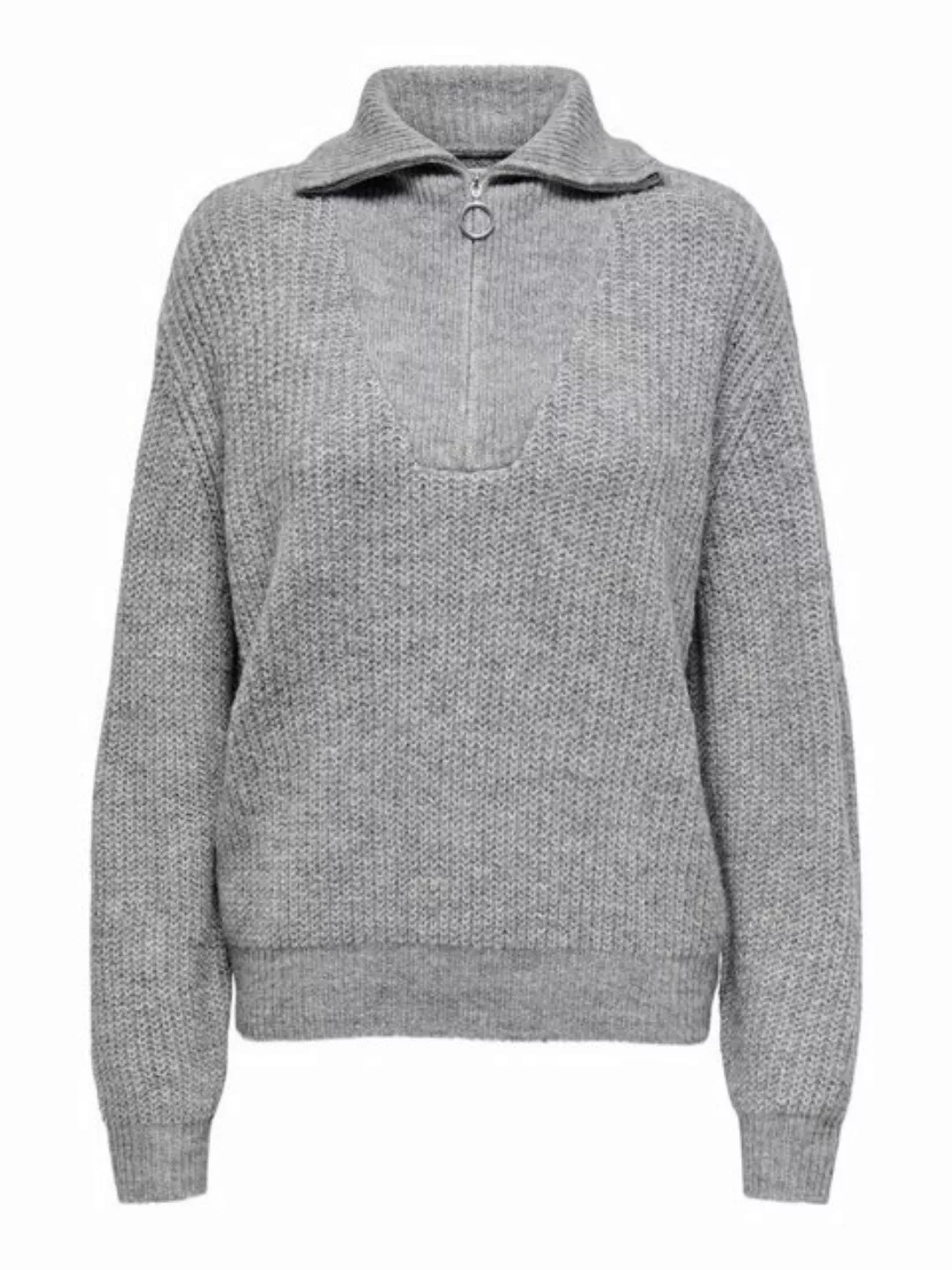 ONLY Strickpullover ONLBAKER L/S ZIP PULLOVER KNT NOOS günstig online kaufen