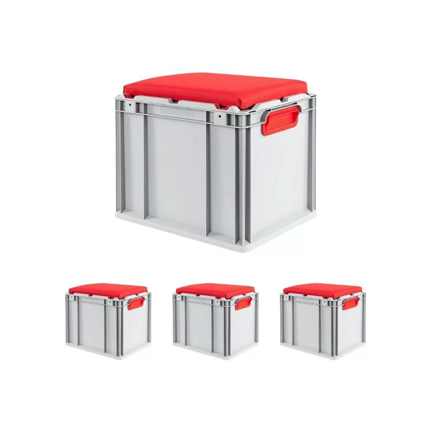 PROREGAL SparSet 4x Eurobox NextGen Seat Box Rot HxBxT 365 x 30 x 40 cm 30 günstig online kaufen