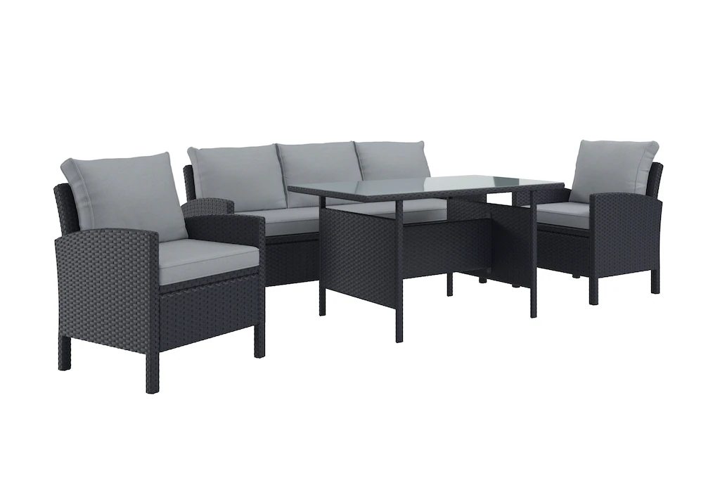 KONIFERA Gartenlounge-Set ""Brooklyn"", (Set, 12 tlg., 1x 3er Sofabank, 2 S günstig online kaufen