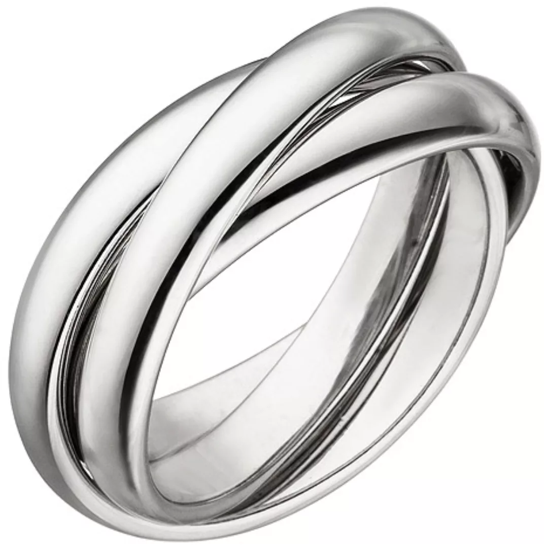 SIGO Damen Ring verschlungen aus 3 Ringen 925 Sterling Silber günstig online kaufen