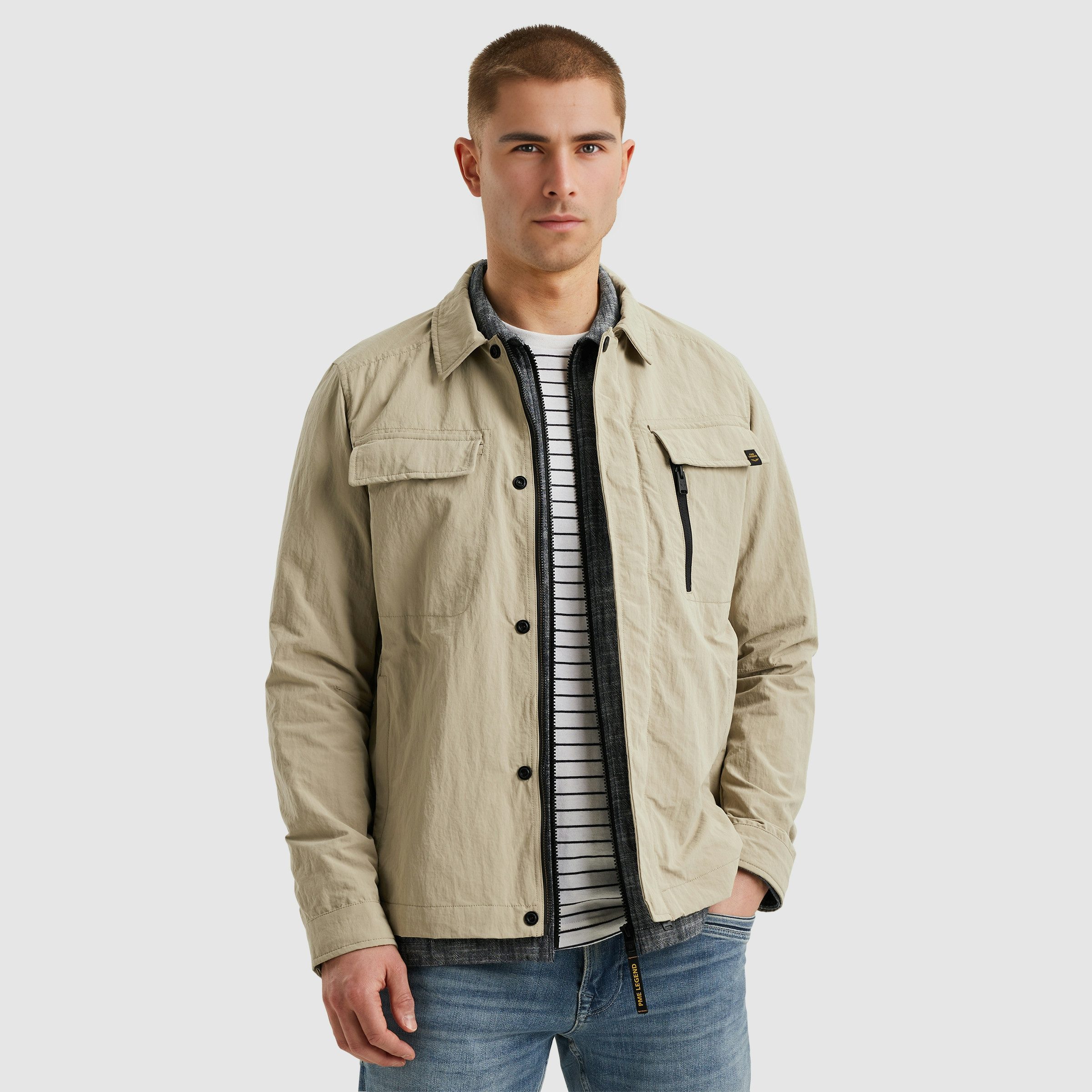 PME LEGEND Funktionsjacke mit Kentkragen günstig online kaufen