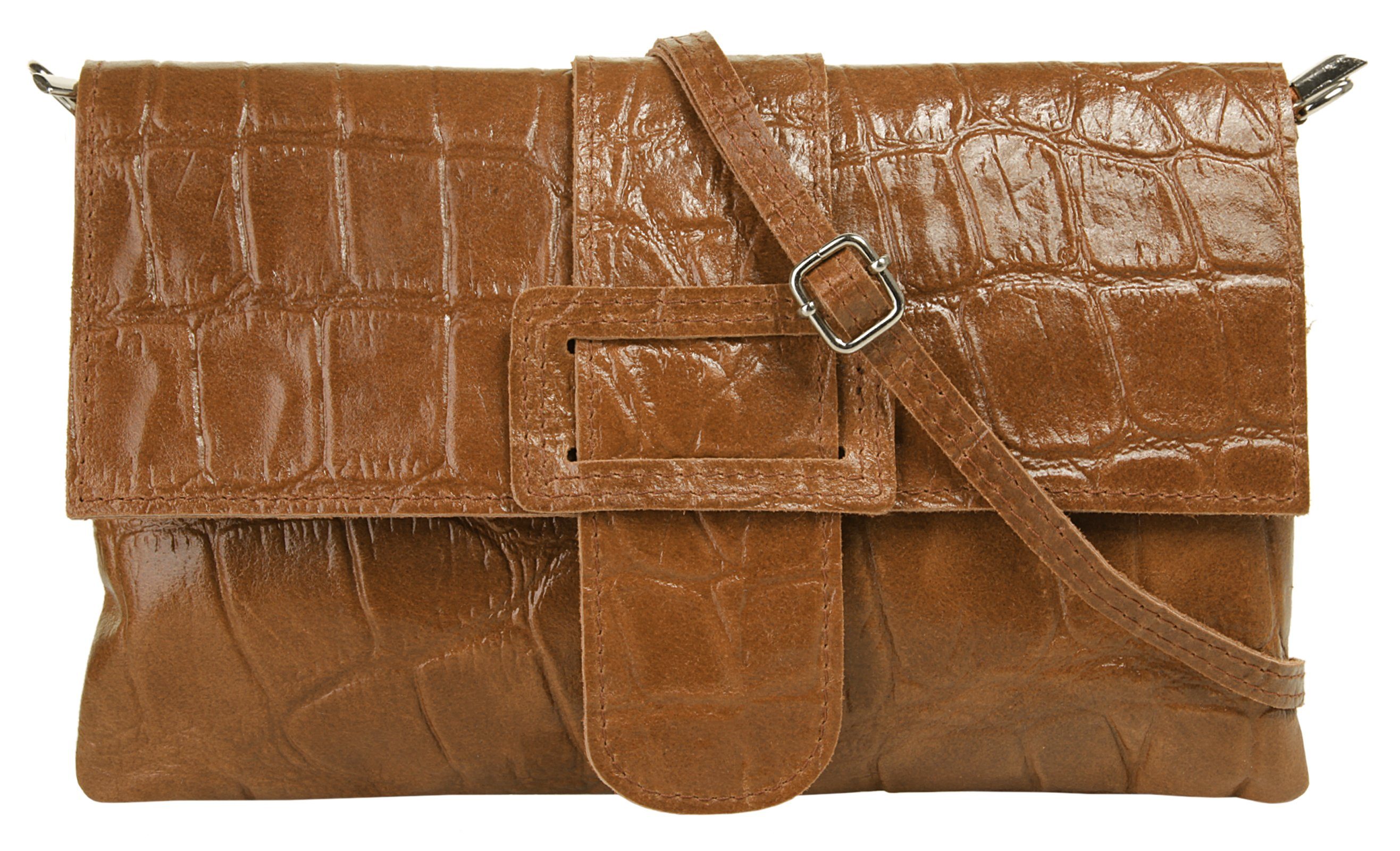 Cluty Abendtasche, echt Leder, Made in Italy günstig online kaufen