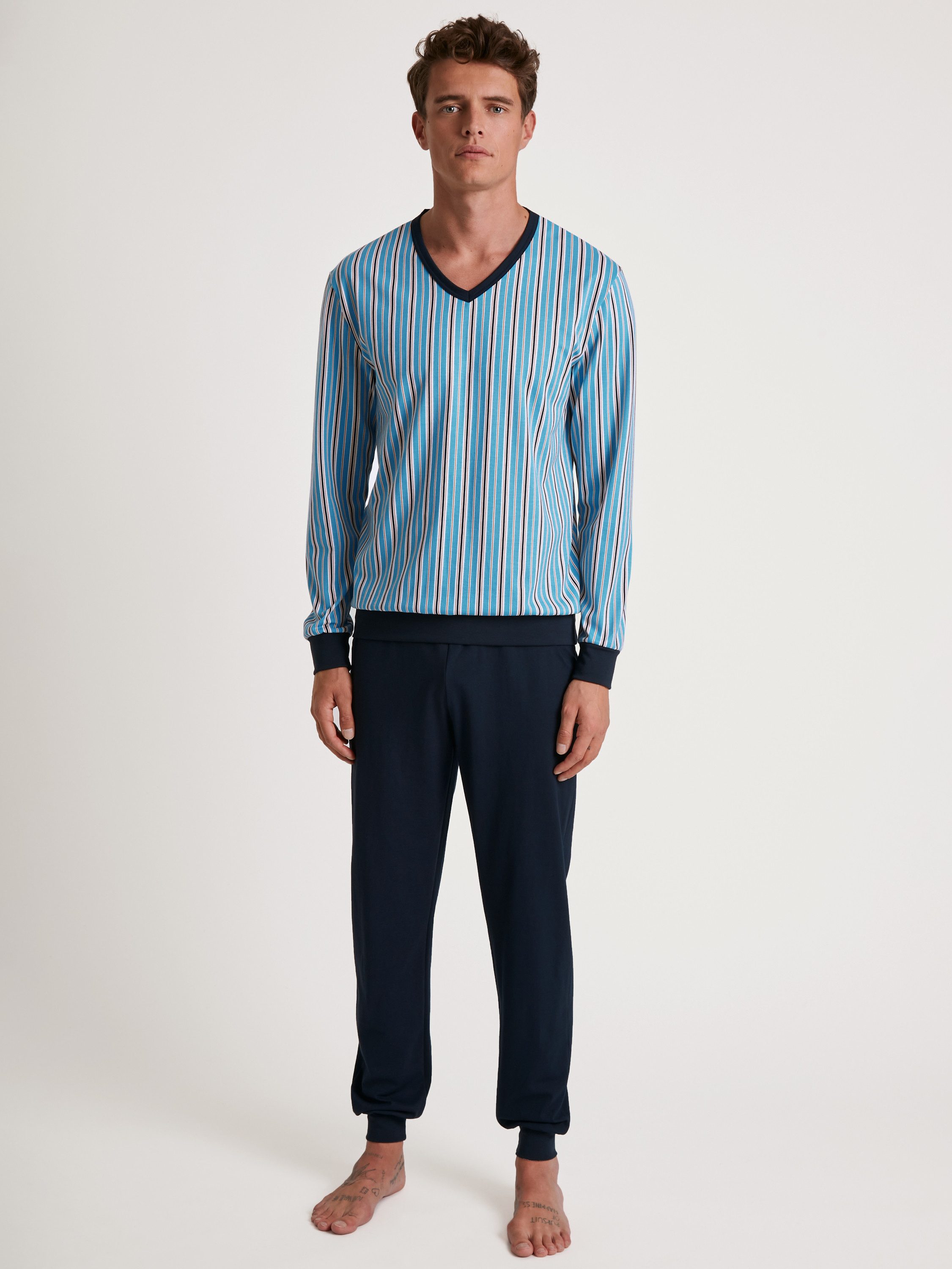 CALIDA Pyjama Cotton Special Herren (2 günstig online kaufen