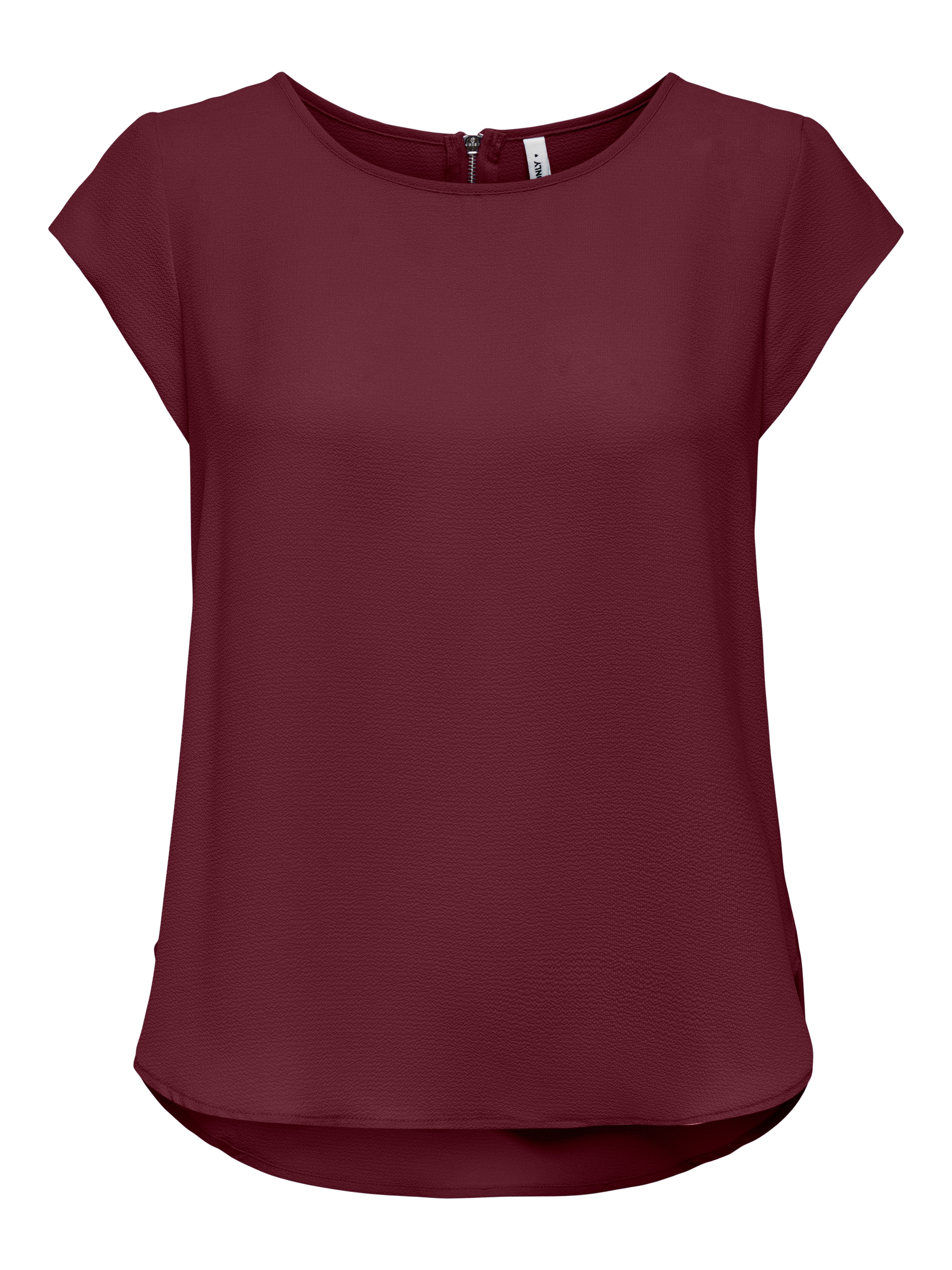 ONLY Kurzarmbluse ONLVIC S/S SOLID TOP günstig online kaufen
