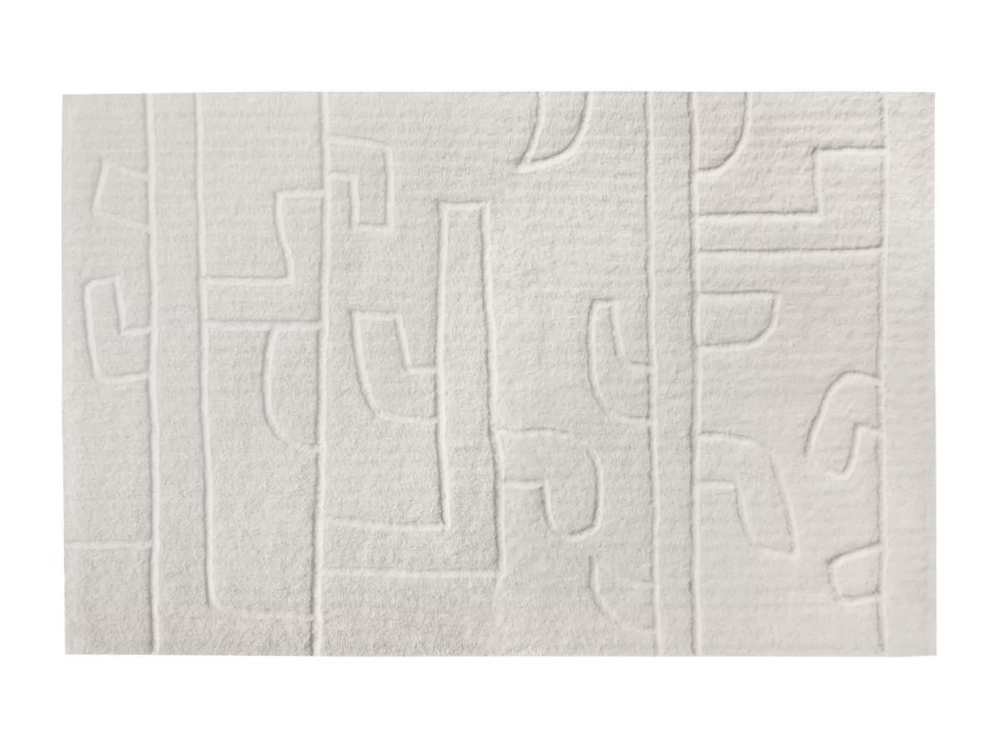 Teppich - Relief-Optik - neuseeländische Wolle - handgefertigt - 160 x 230 günstig online kaufen