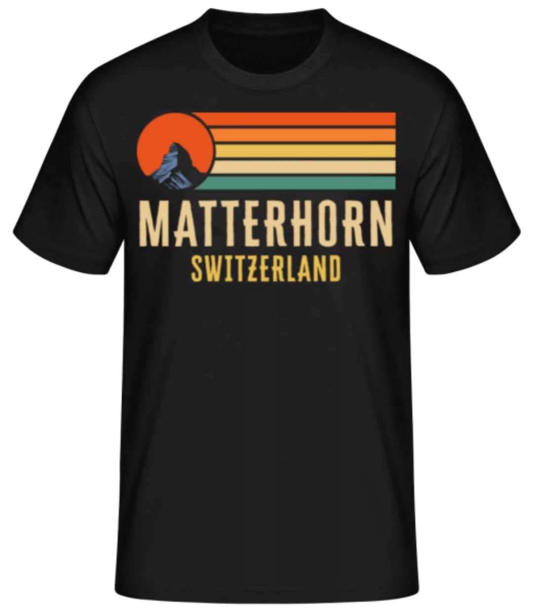 Matterhorn Switzerland · Männer Basic T-Shirt günstig online kaufen