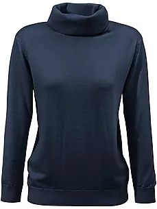 Pullover aus 100%Schurwolle Pure Tasmanian Wool Peter Hahn blau günstig online kaufen