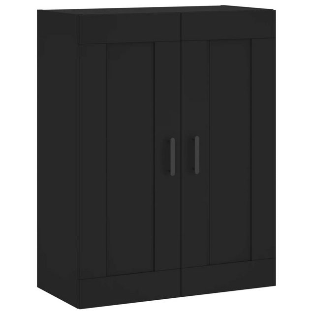 vidaXL Hängeschrank Wandschrank Schwarz 69,5x34x90 cm Holzwerkstoff (1-St) günstig online kaufen