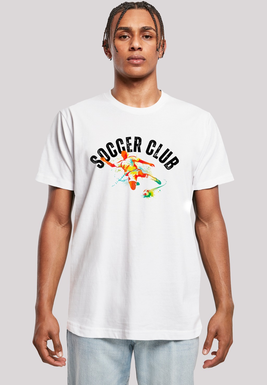F4NT4STIC T-Shirt "Soccer Club Sport Fan Artwork", Premium Qualität günstig online kaufen